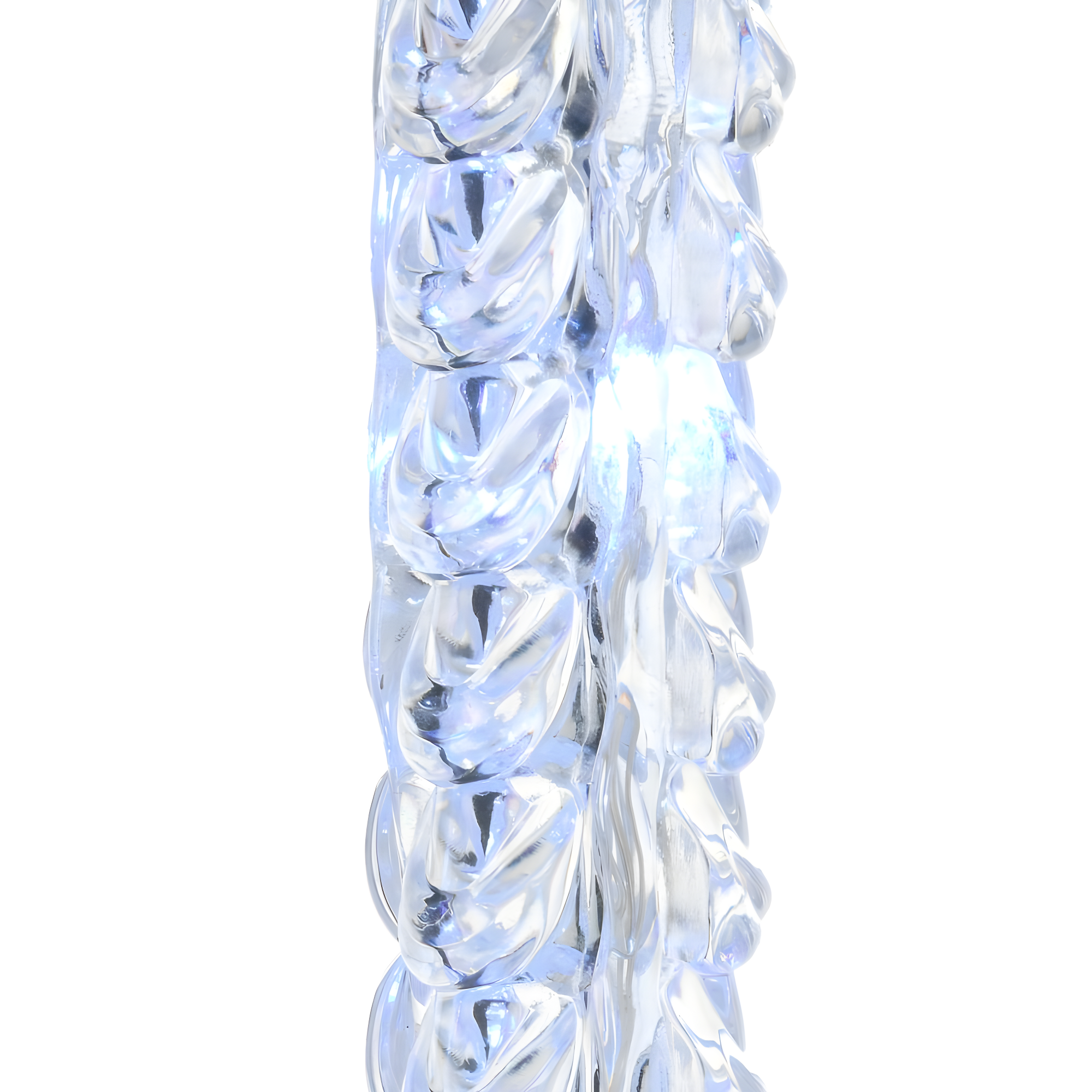 National Tree Company 10ct LED Crystal Icicle Christmas String Lights