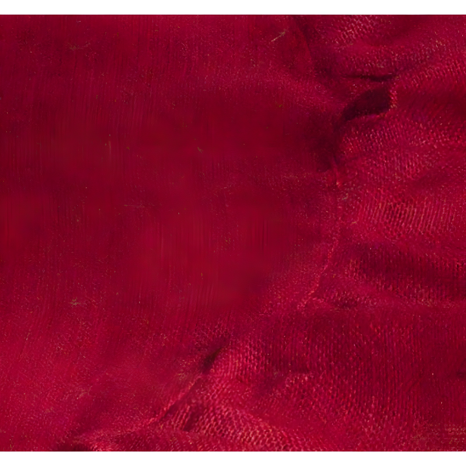 Saro Lifestyle Saro Lifestyle Jute Christmas Tree Skirt With Ruffled Design, Red, 53"