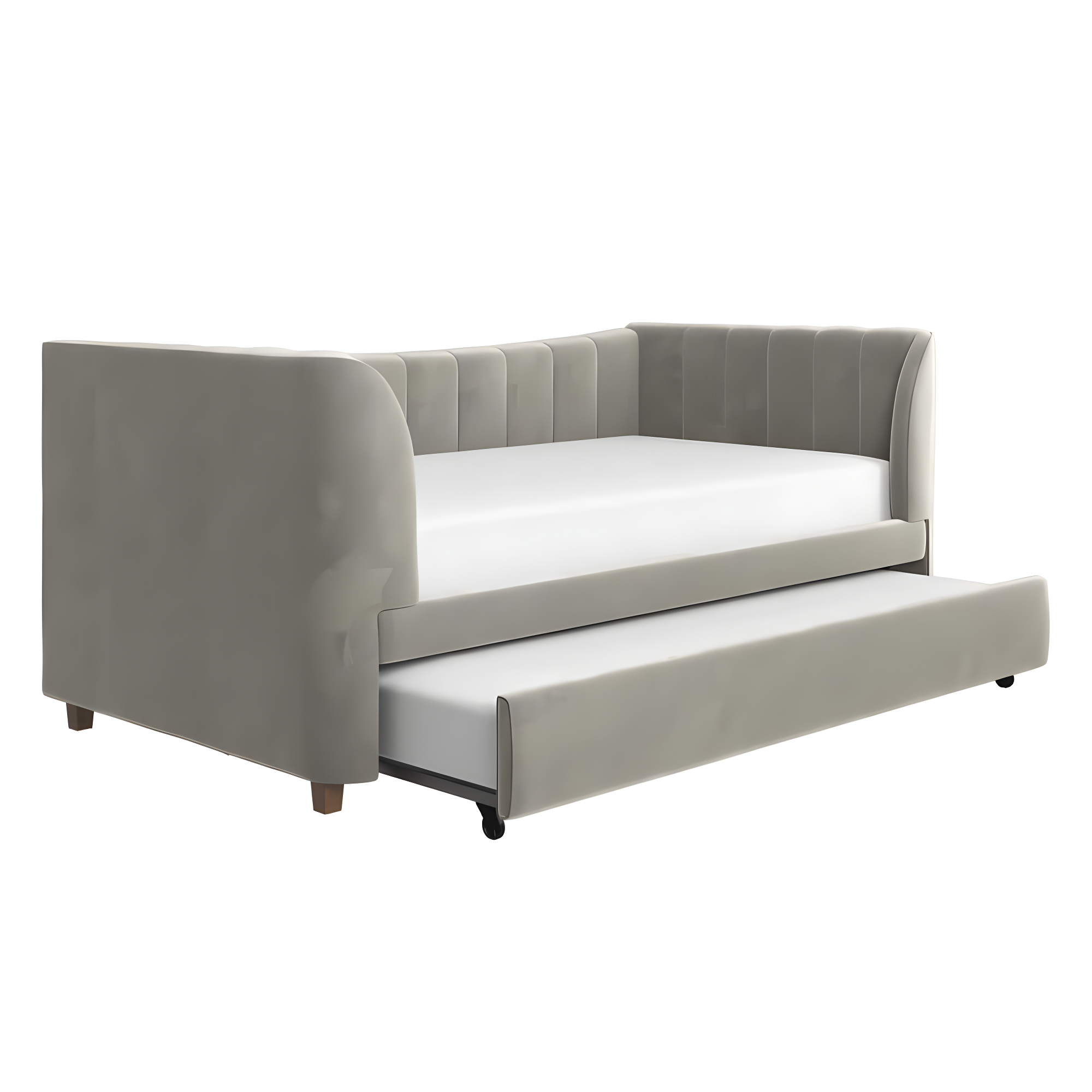 Valentina Twin Upholstered Daybed with Trundle