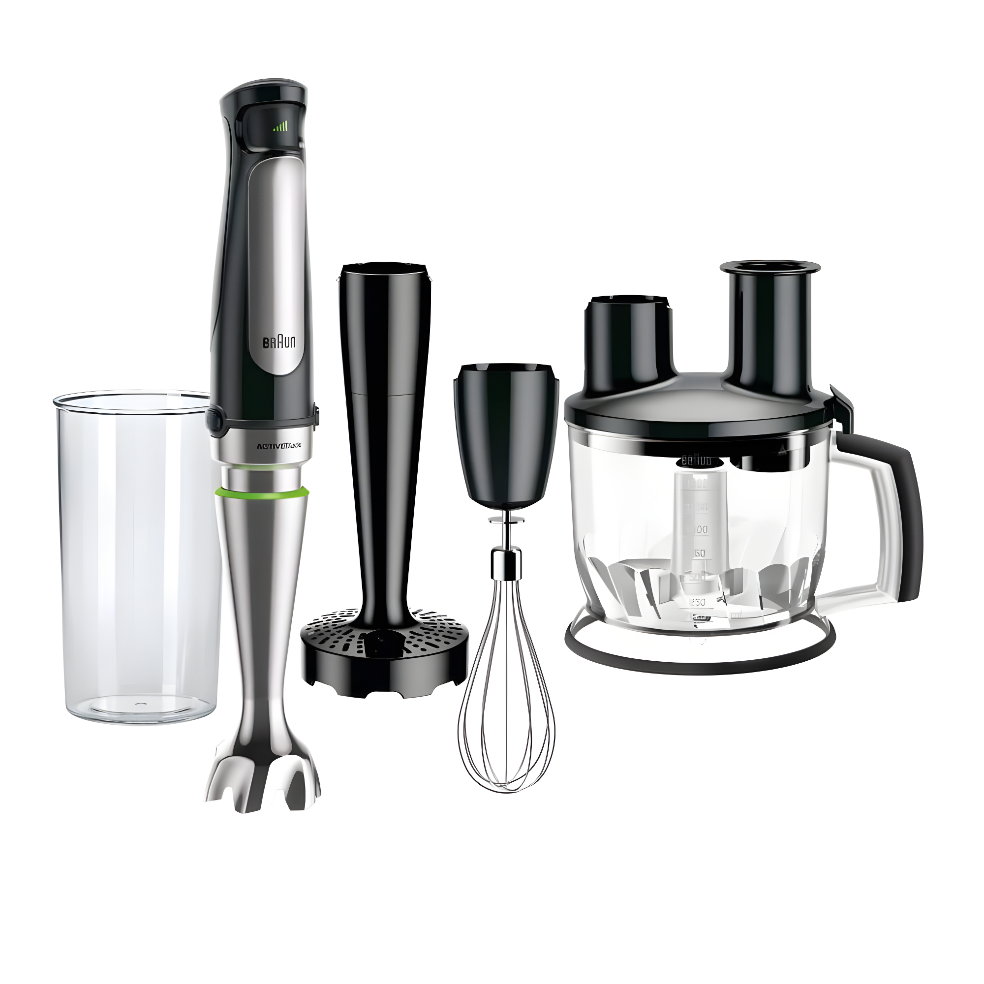 Braun Braun MultiQuick 7 Smart-Speed Hand Blender with 500 Watts of Power, Whisk, Masher, and 6-Cup Food Processor