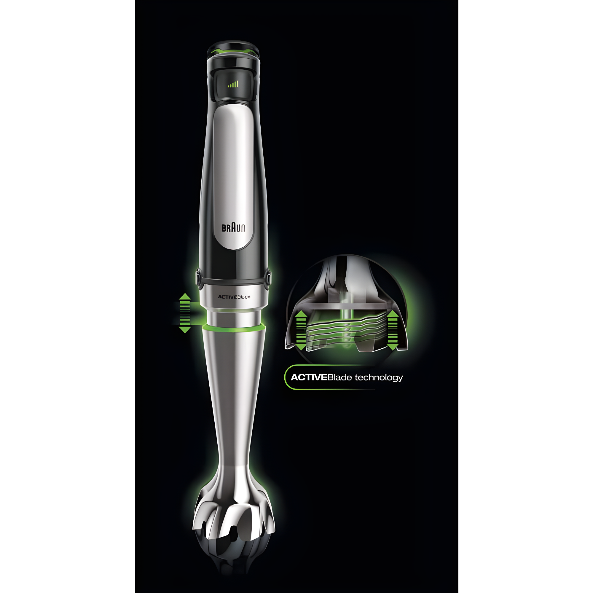 Braun Braun MultiQuick 7 Smart-Speed Hand Blender with 500 Watts of Power, Whisk, Masher, and 6-Cup Food Processor