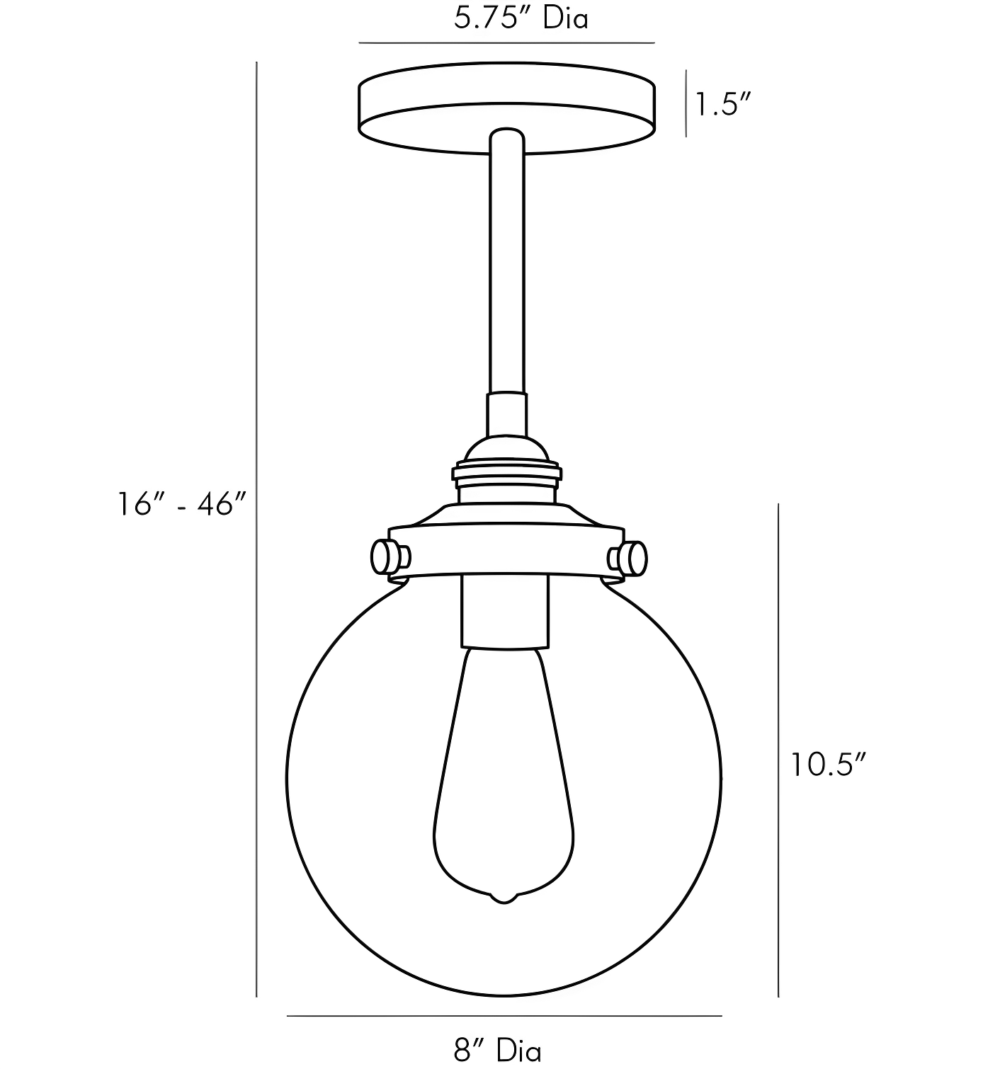 Reeves Outdoor Pendant