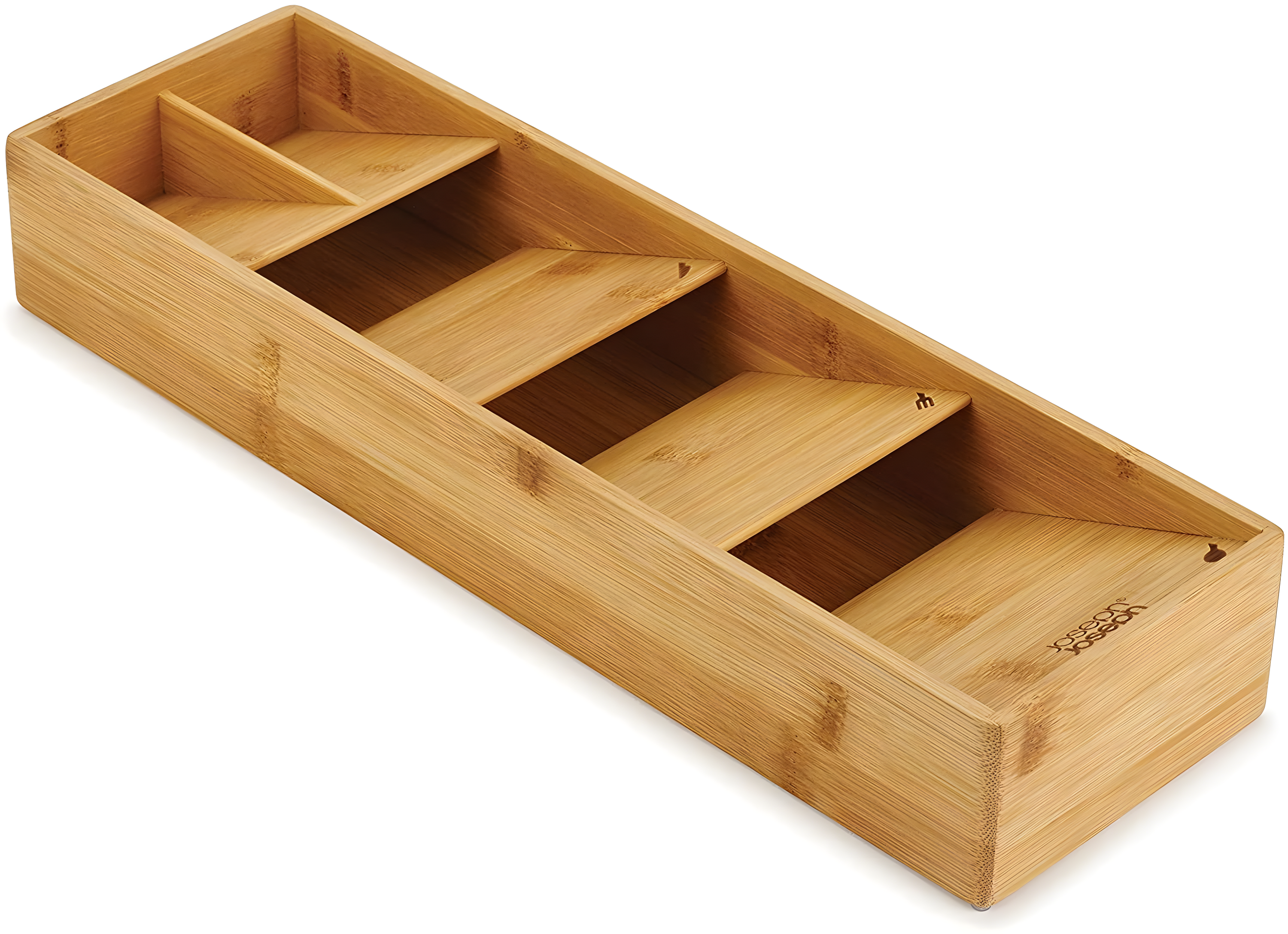 Joseph Joseph DrawerStore Compact Bamboo Silverware Organizer