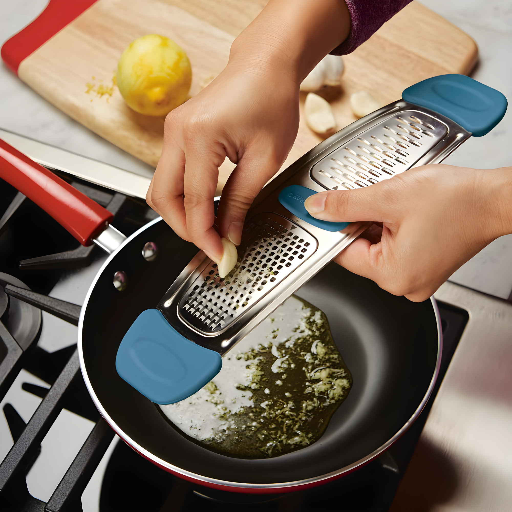 Rachael Ray Rachael Ray Stainless Steel Multi-Grater with Silicone Handles