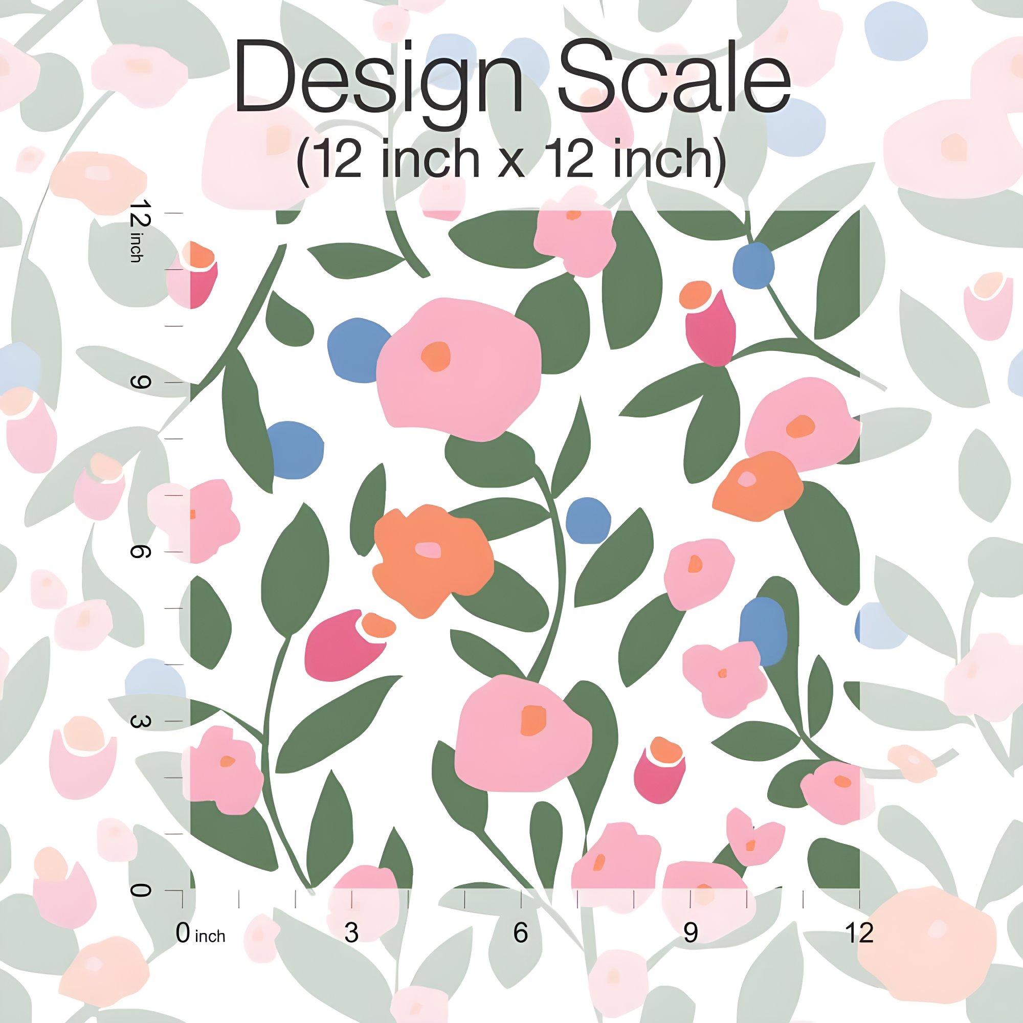 Kensington Peel & Stick Floral Roll