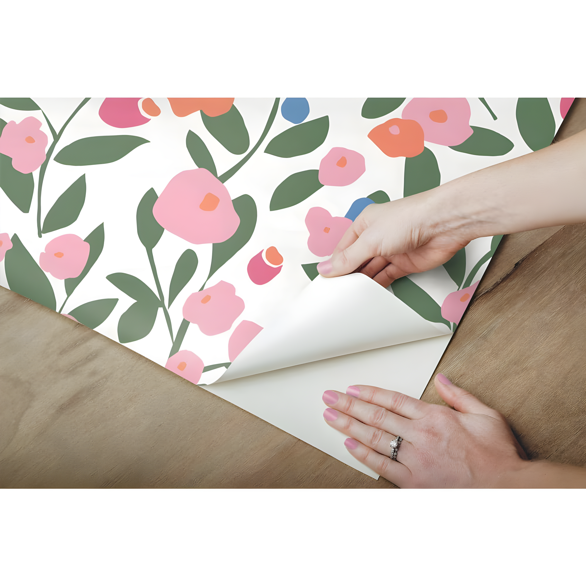 Kensington Peel & Stick Floral Roll