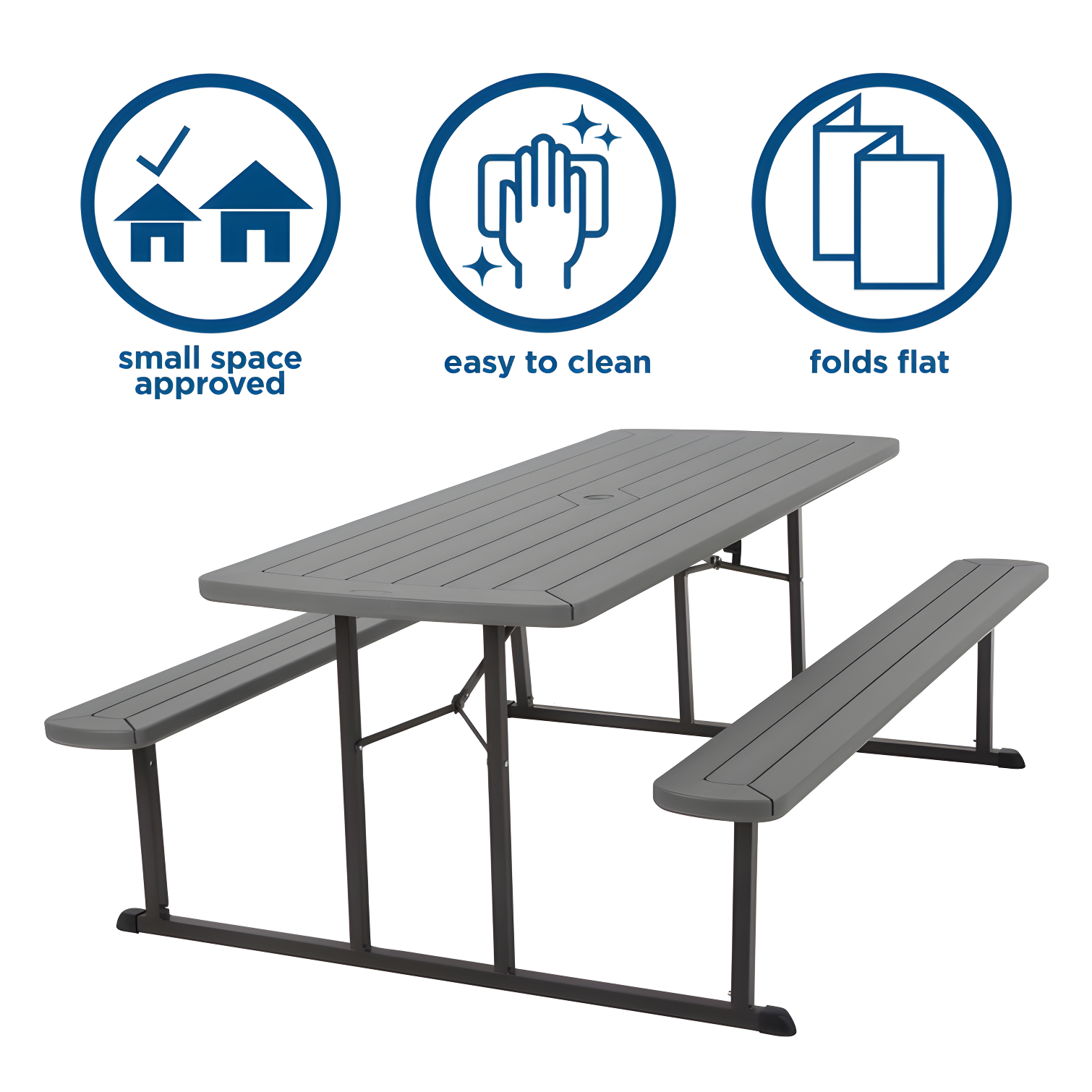 COSCO Outdoor Living 6 ft. Folding Picnic Table