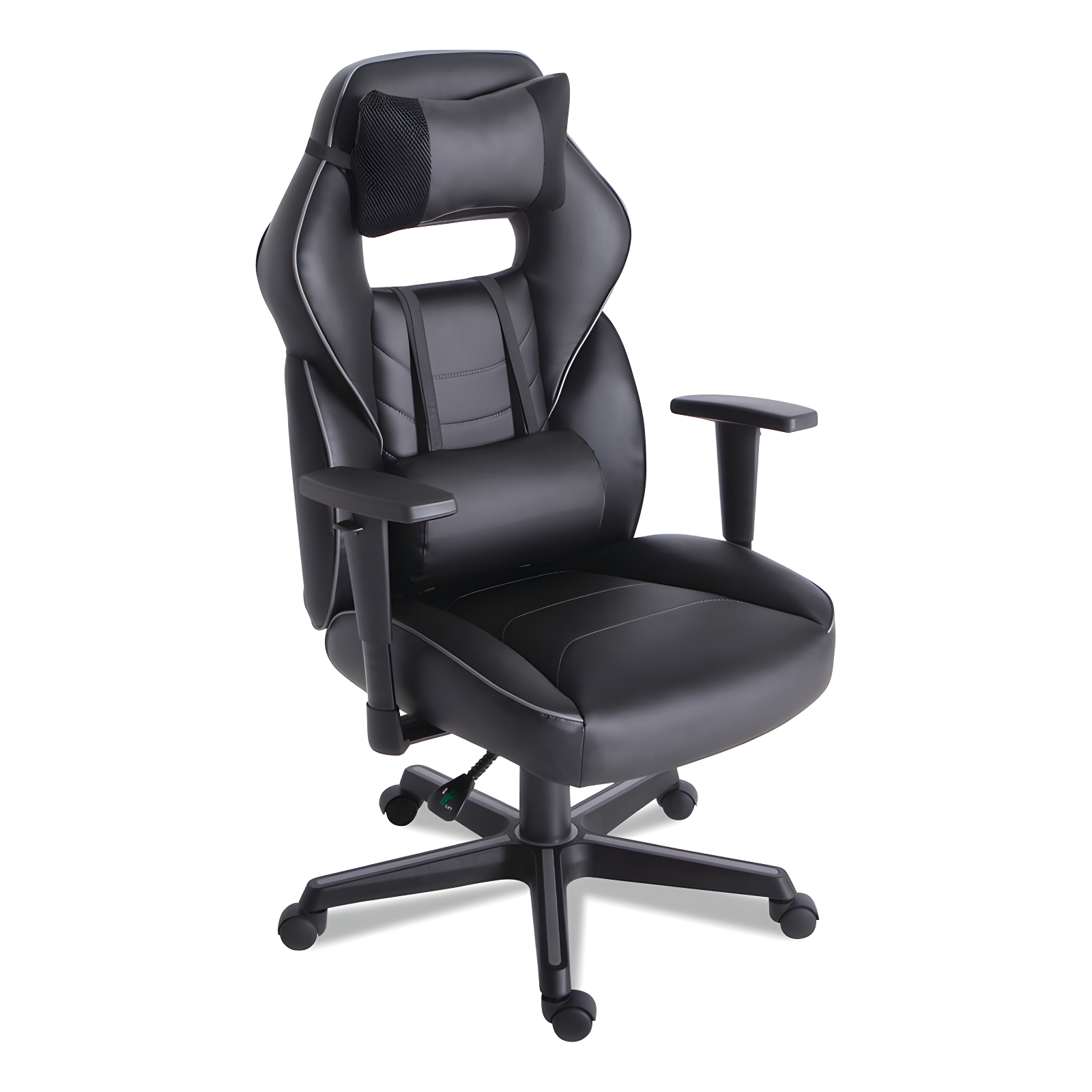 Inbox Zero Inbox Zero Adjustable Reclining Ergonomic Faux Leather Swiveling PC & Racing Game Chair