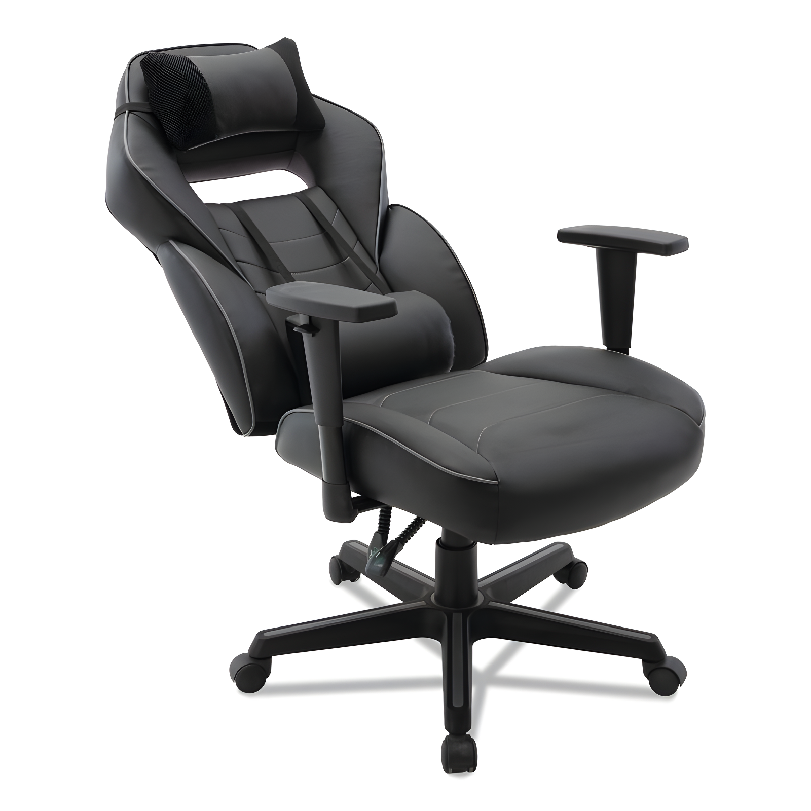 Inbox Zero Inbox Zero Adjustable Reclining Ergonomic Faux Leather Swiveling PC & Racing Game Chair