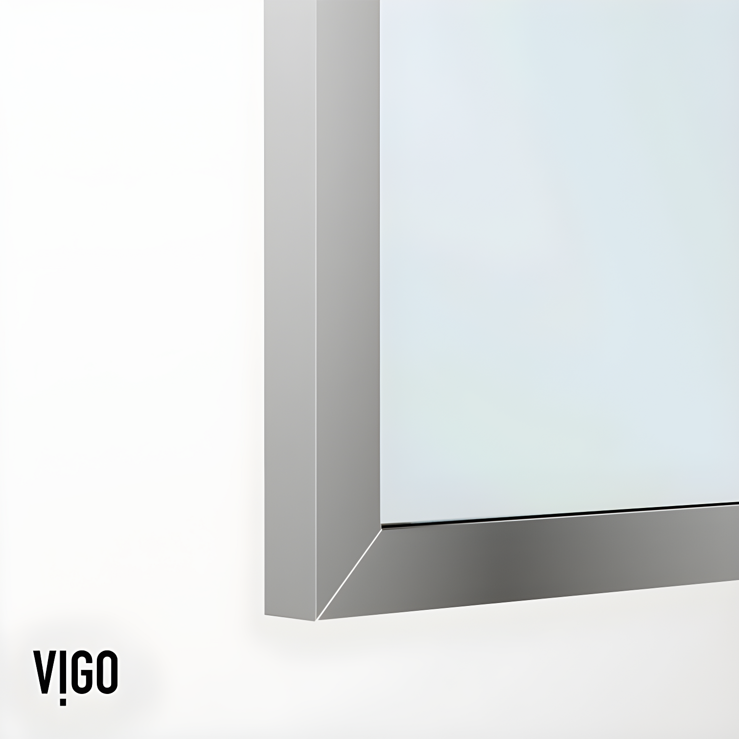 Meridian 34" W x 74" H Fixed Framed Shower Screen with 3/8" Glass
