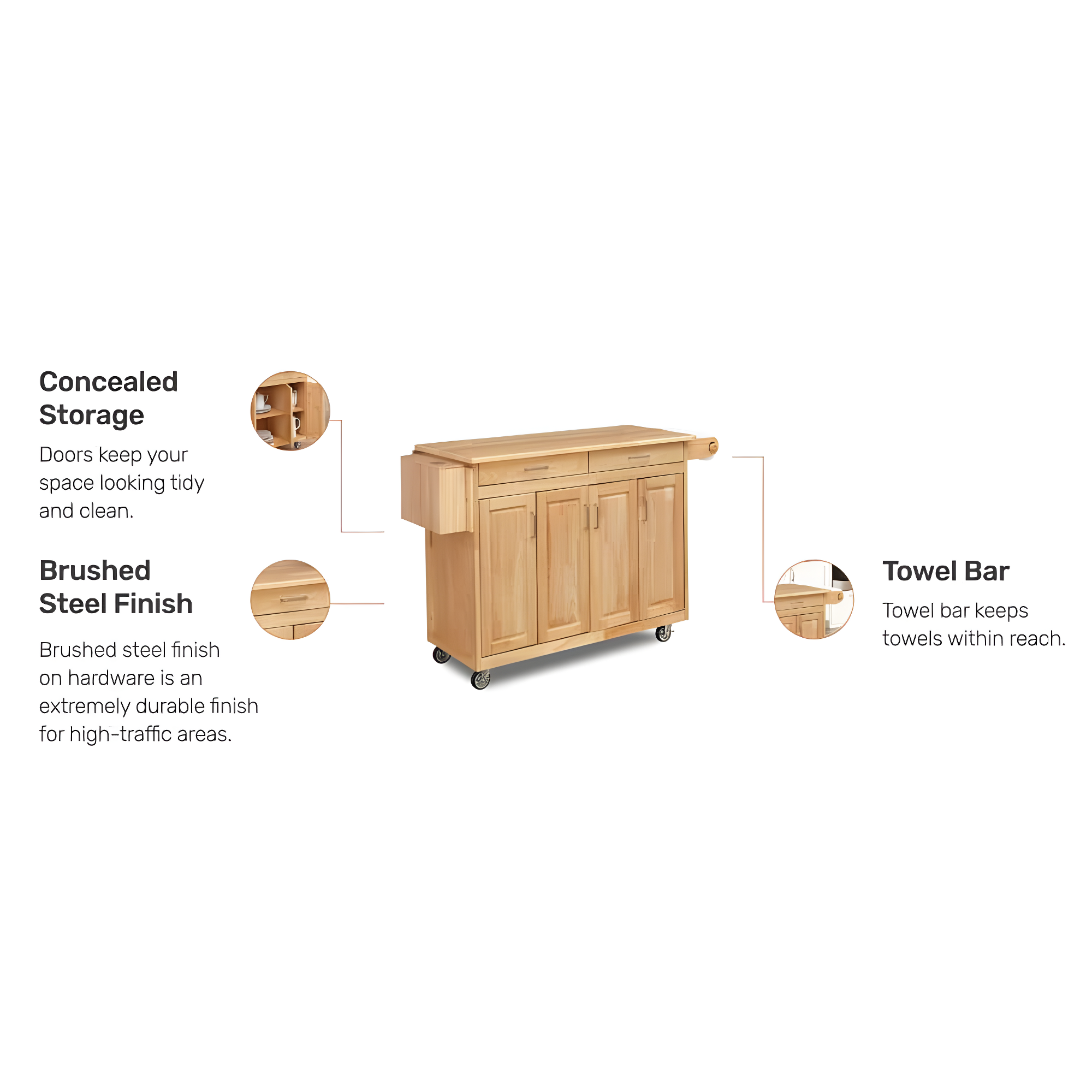 Wood Kitchen Island