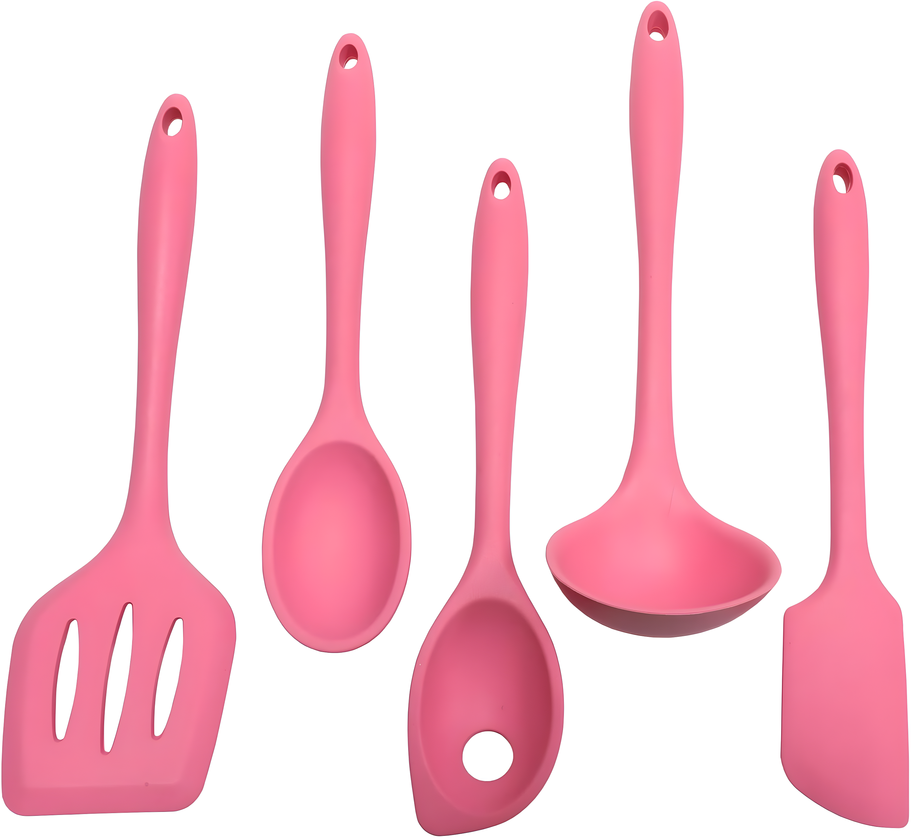 Furenl Clearance Cooking Utensils, Trumpet Silicone Spatula Cooking Steak Frying Spatula Kitchen Omelette Leaking Spatula, Kitchen Supplies, Clearance Sale