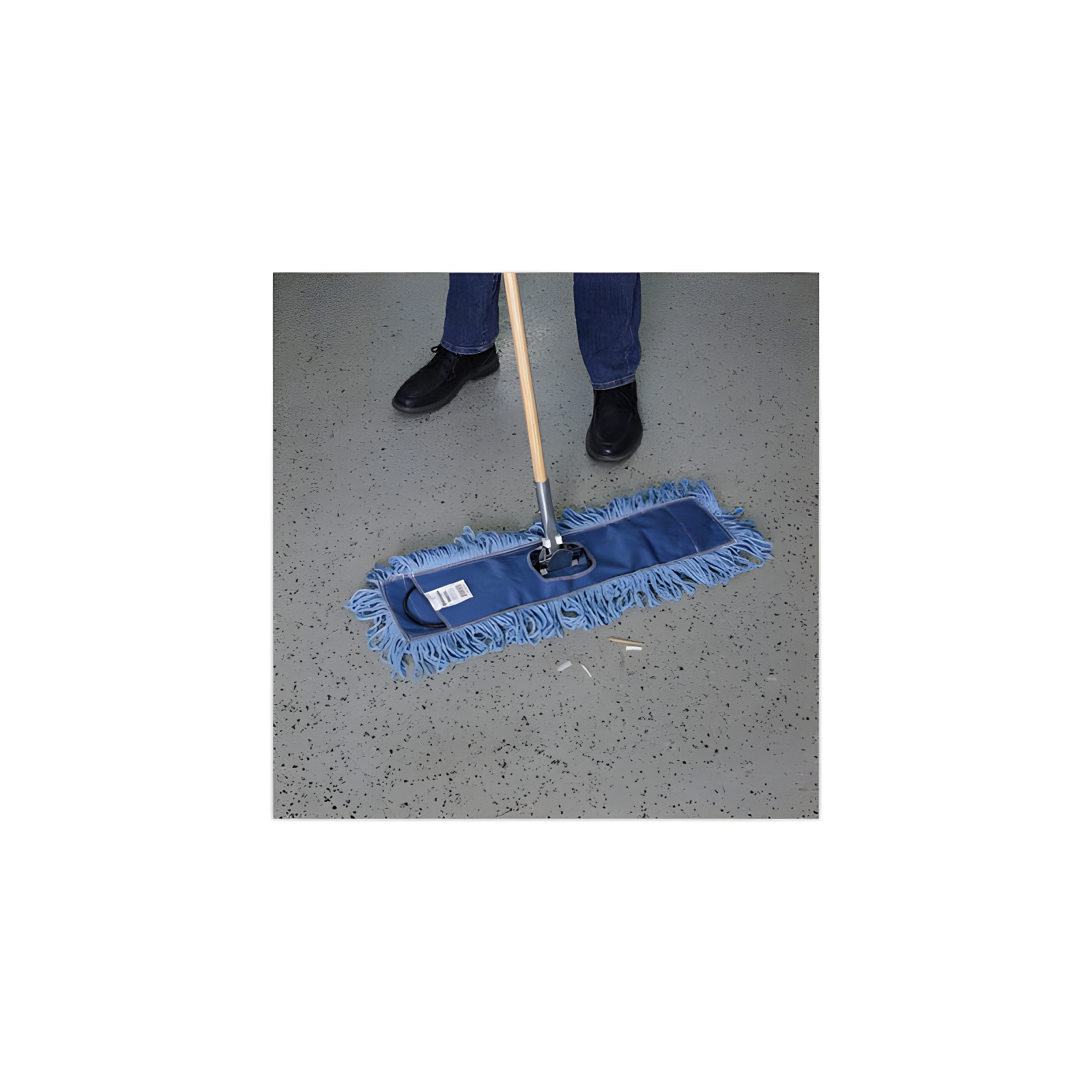 Boardwalk Clip-On Dust Mop Frame, 24w x 5d, Zinc Plated