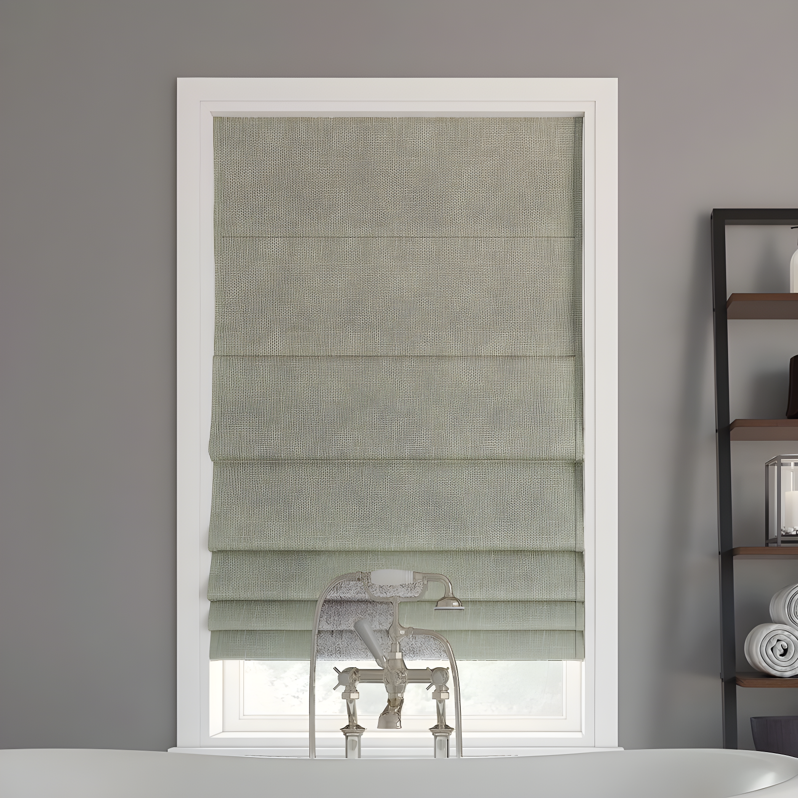 Pryer Textured 100% Blackout Cordless Roman Shade