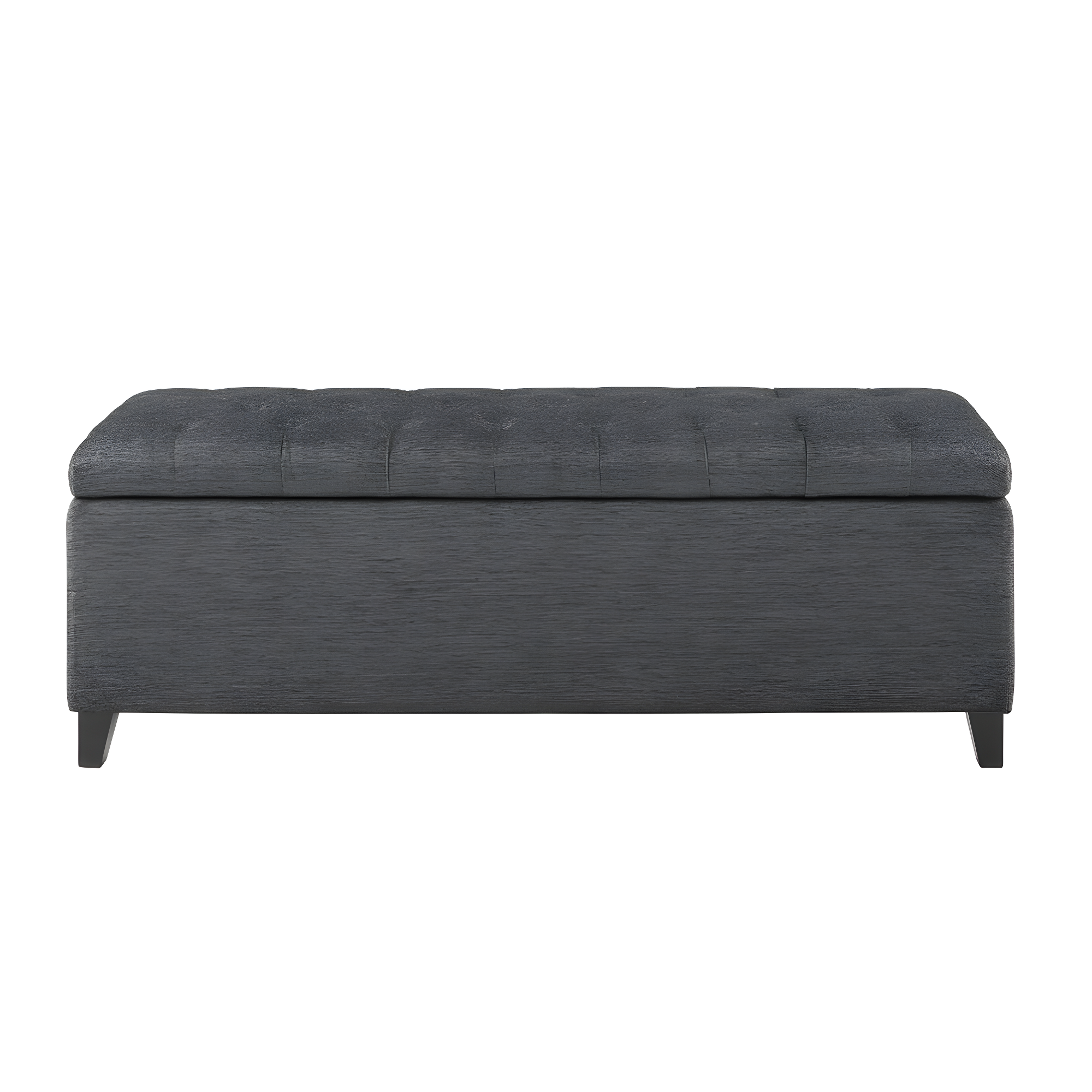 Selah Tufted Top Storage Bench Charcoal - Madison Park