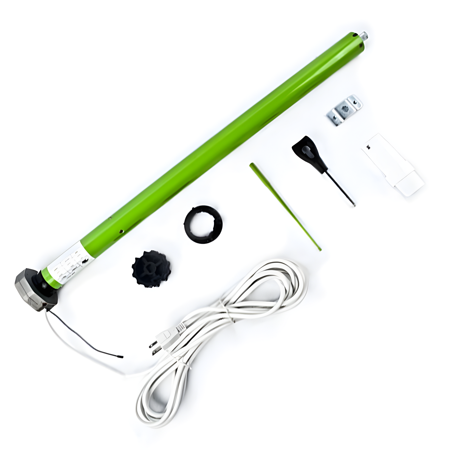 Motorized Retractable White Frame Patio Awning