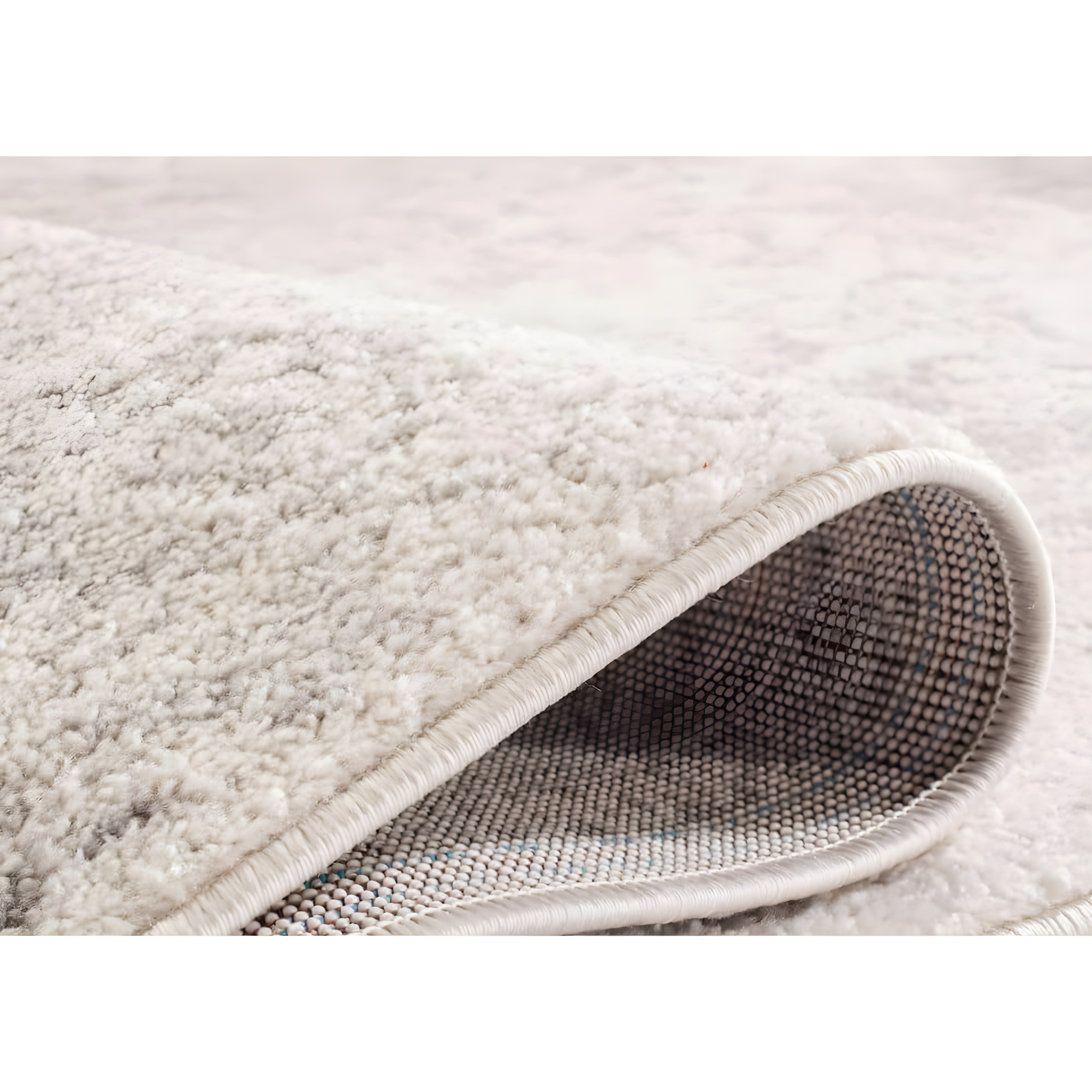 Adirondack ADR109 Machine Made Indoor Accent Rug - Ivory/Silver - 3' Round - Safavieh