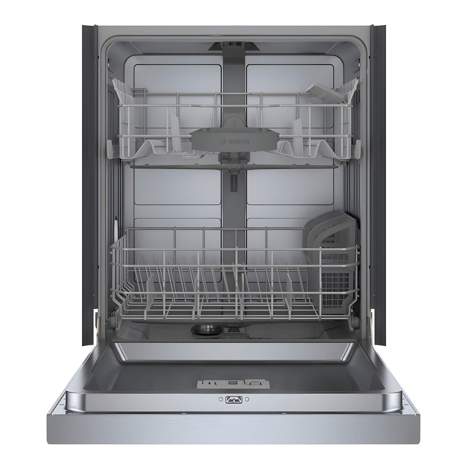 Bosch 800 Series 24" Front Control Built-In Dishwasher with Hybrid Tub SHE3AEM5N
