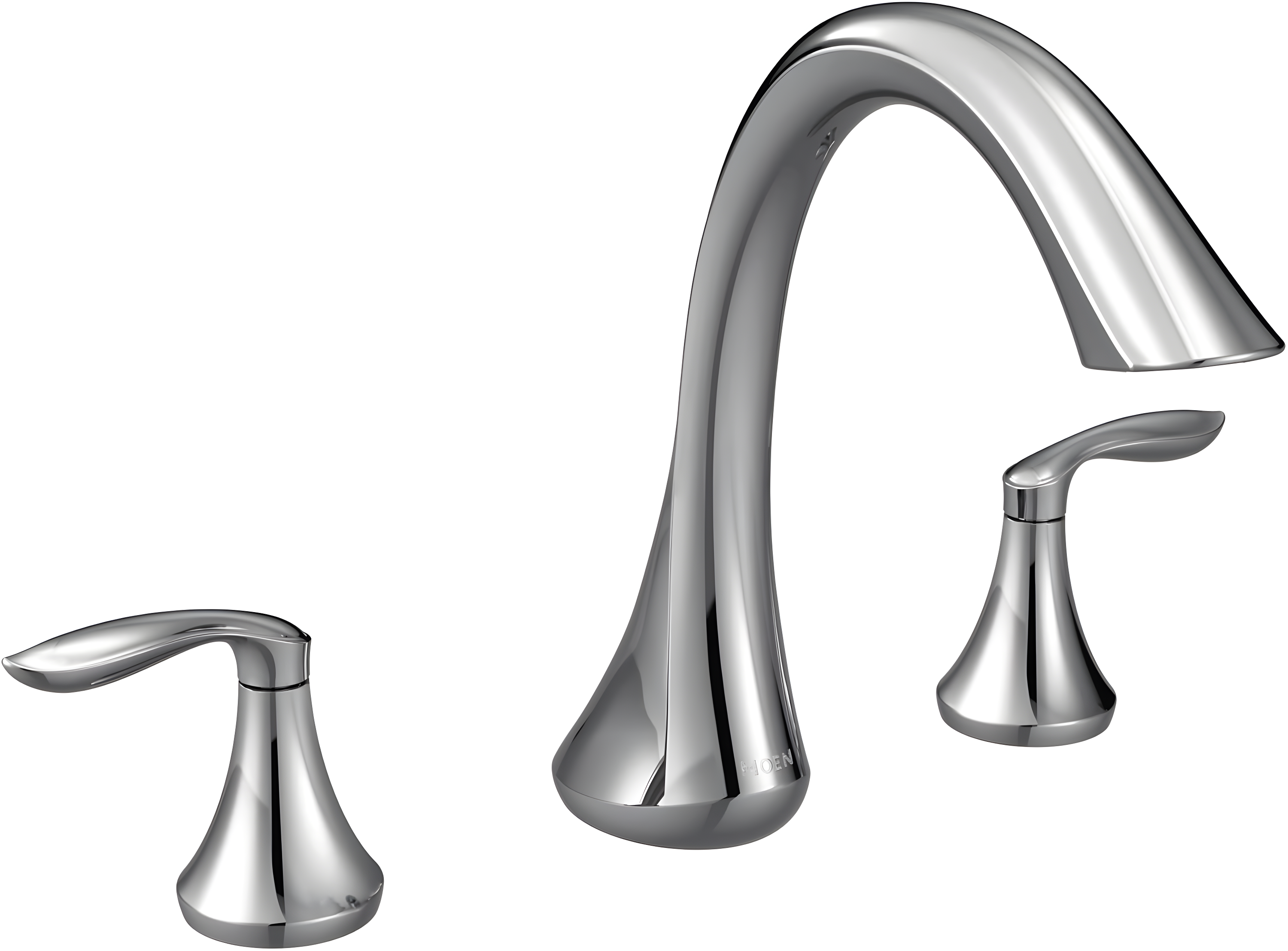 Eva Double Handle Deck Mounted Roman Tub Faucet Trim