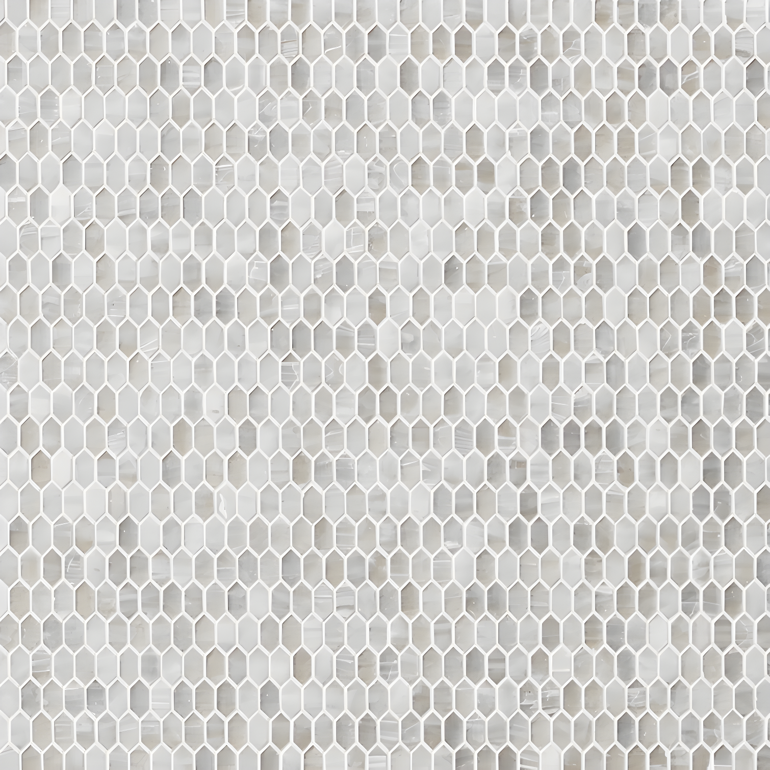 Whisper 11.61" x 11.73" Polished Mini Picket Glass Mosaic Wall Tile (0.94 Sq. Ft. / each)