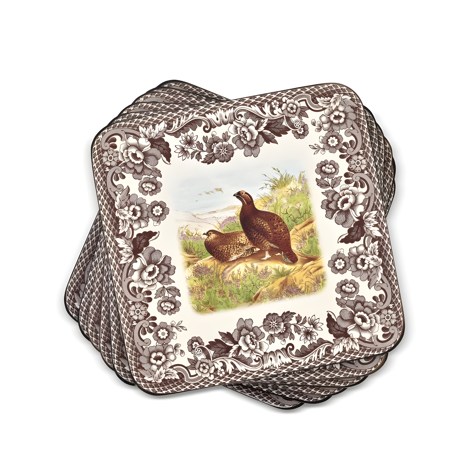 Pimpernel Woodland Coasters 4"X 4" (Set of 6)