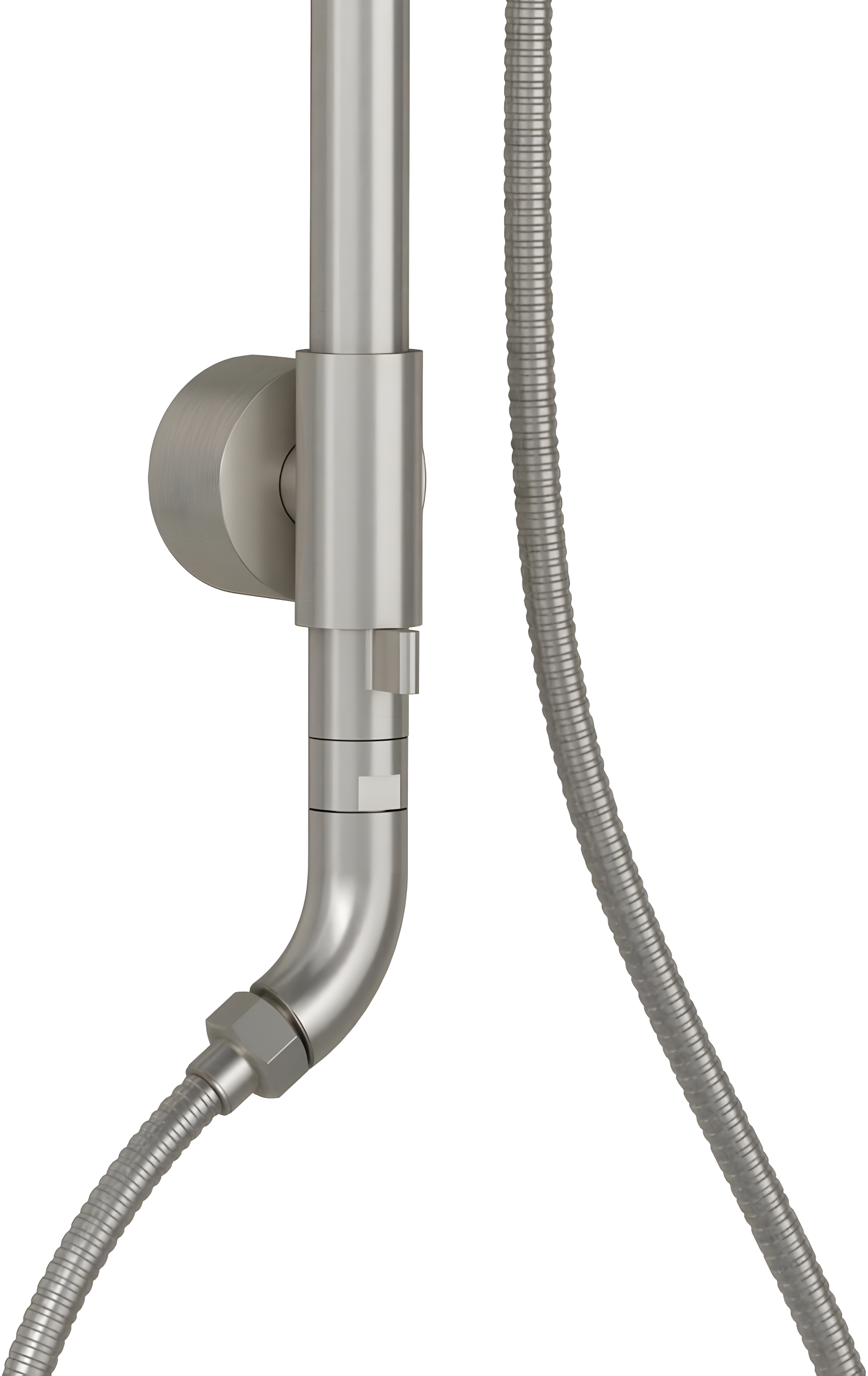 Brushed Nickel Dual Rain and Handheld Shower System