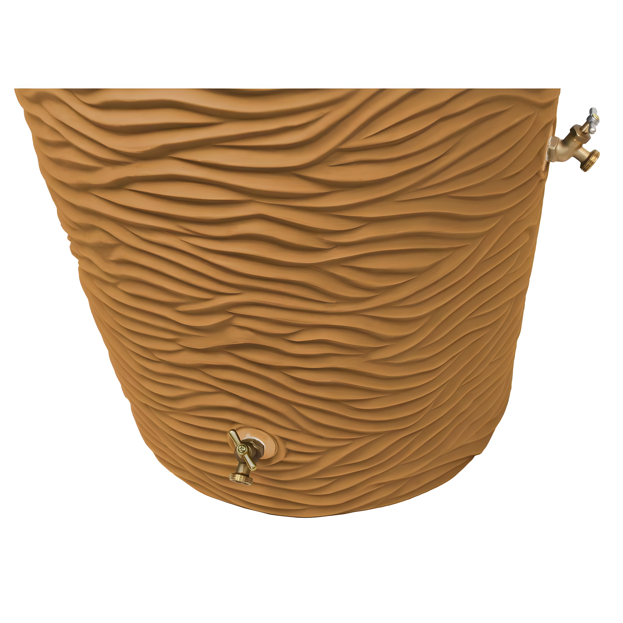 Loon Peak® Loon Peak® 65 Gallons Plastic Drainable Planter Rain Barrel