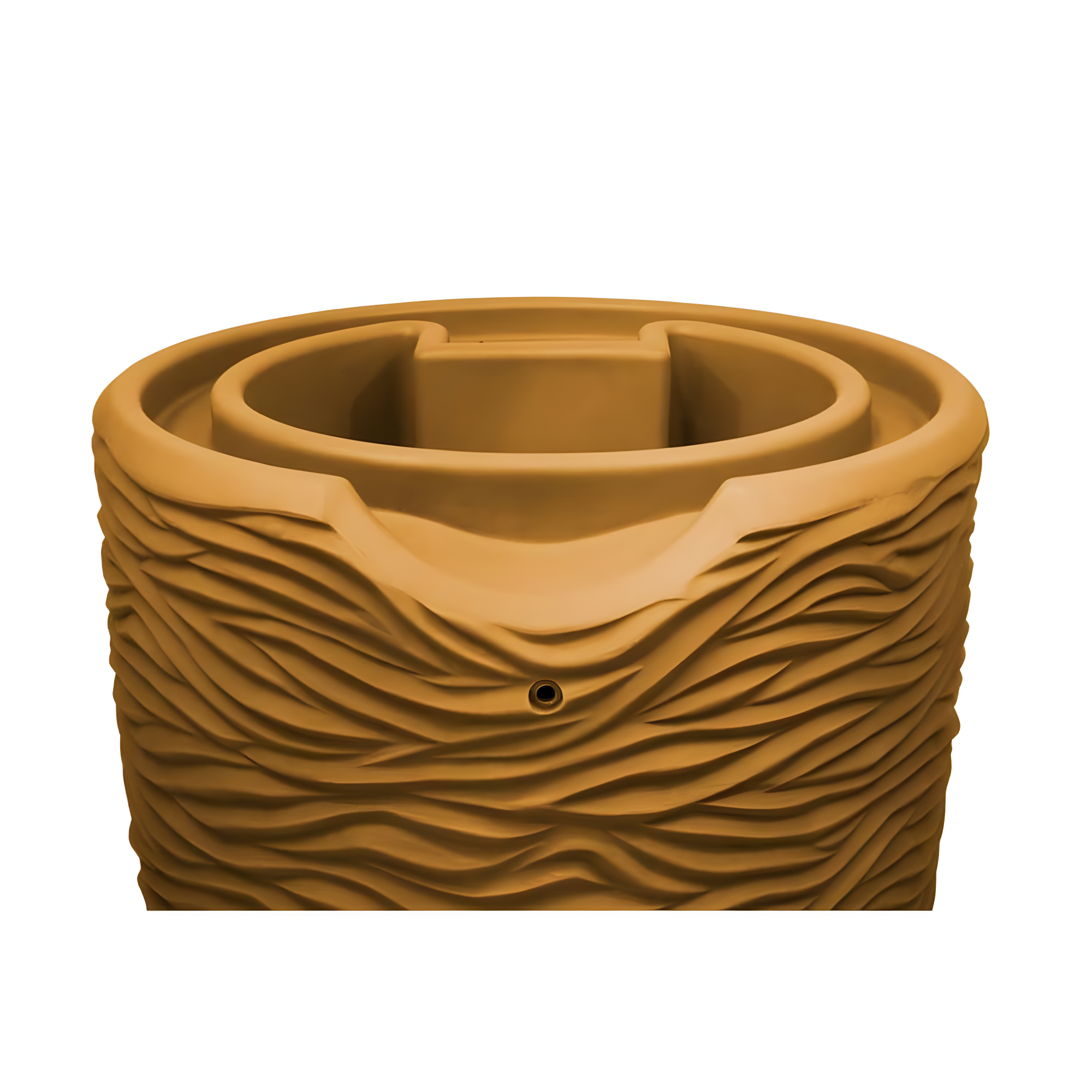 Loon Peak® Loon Peak® 65 Gallons Plastic Drainable Planter Rain Barrel