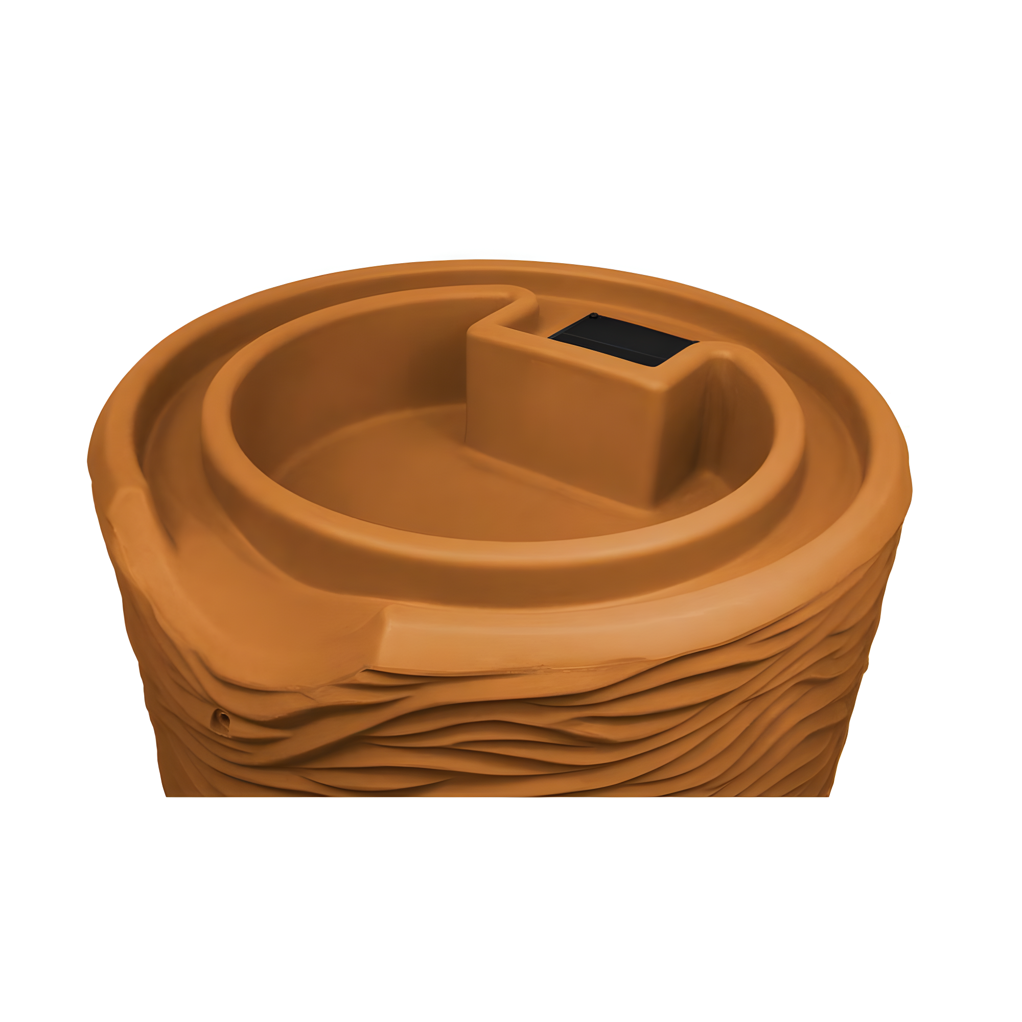 Loon Peak® Loon Peak® 65 Gallons Plastic Drainable Planter Rain Barrel