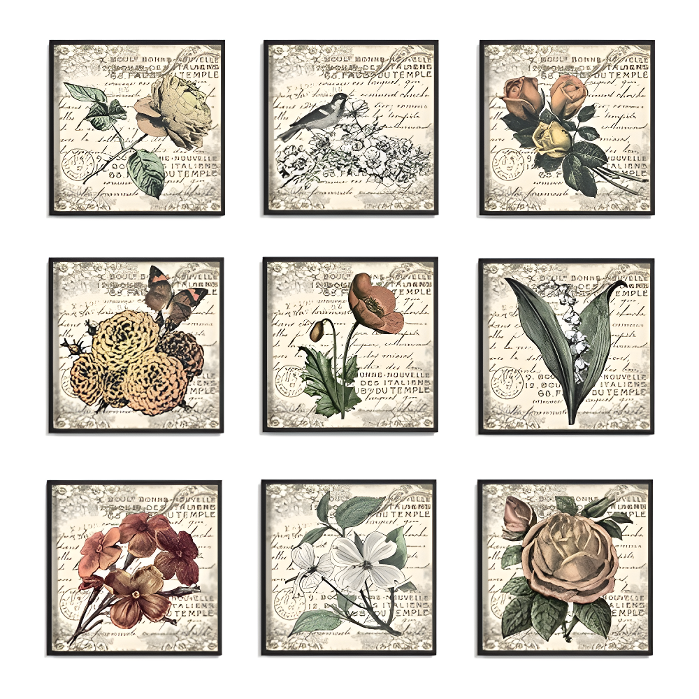 Ophelia & Co. Firebaugh " French Botanical Illustrations " by In House Art 9 - Pieces
