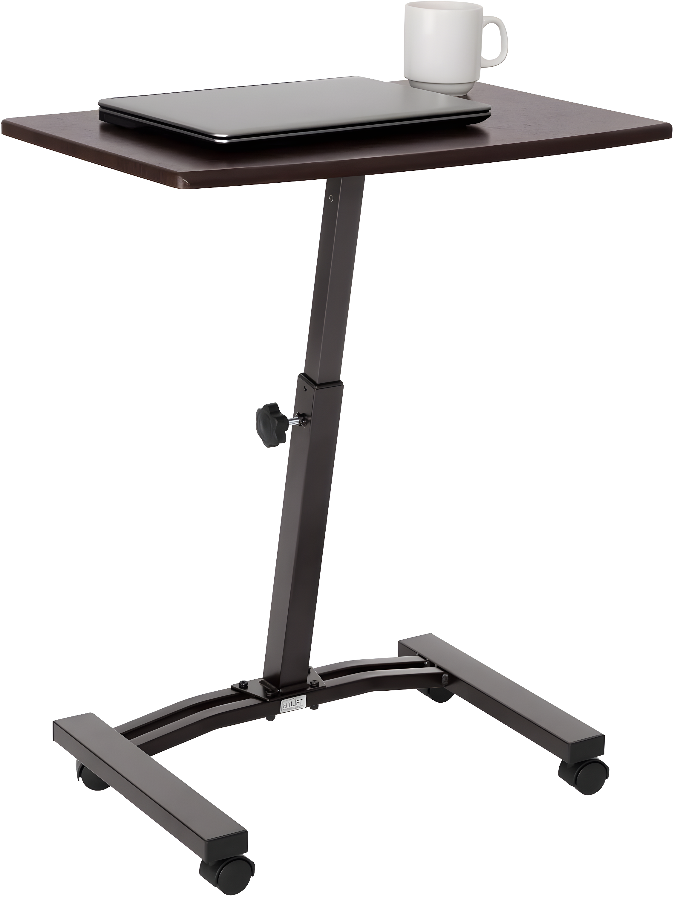 Seville Classics AIRLIFT® 24'' W Rolling Desk or Stand with Wheels & Reviews | Wayfair