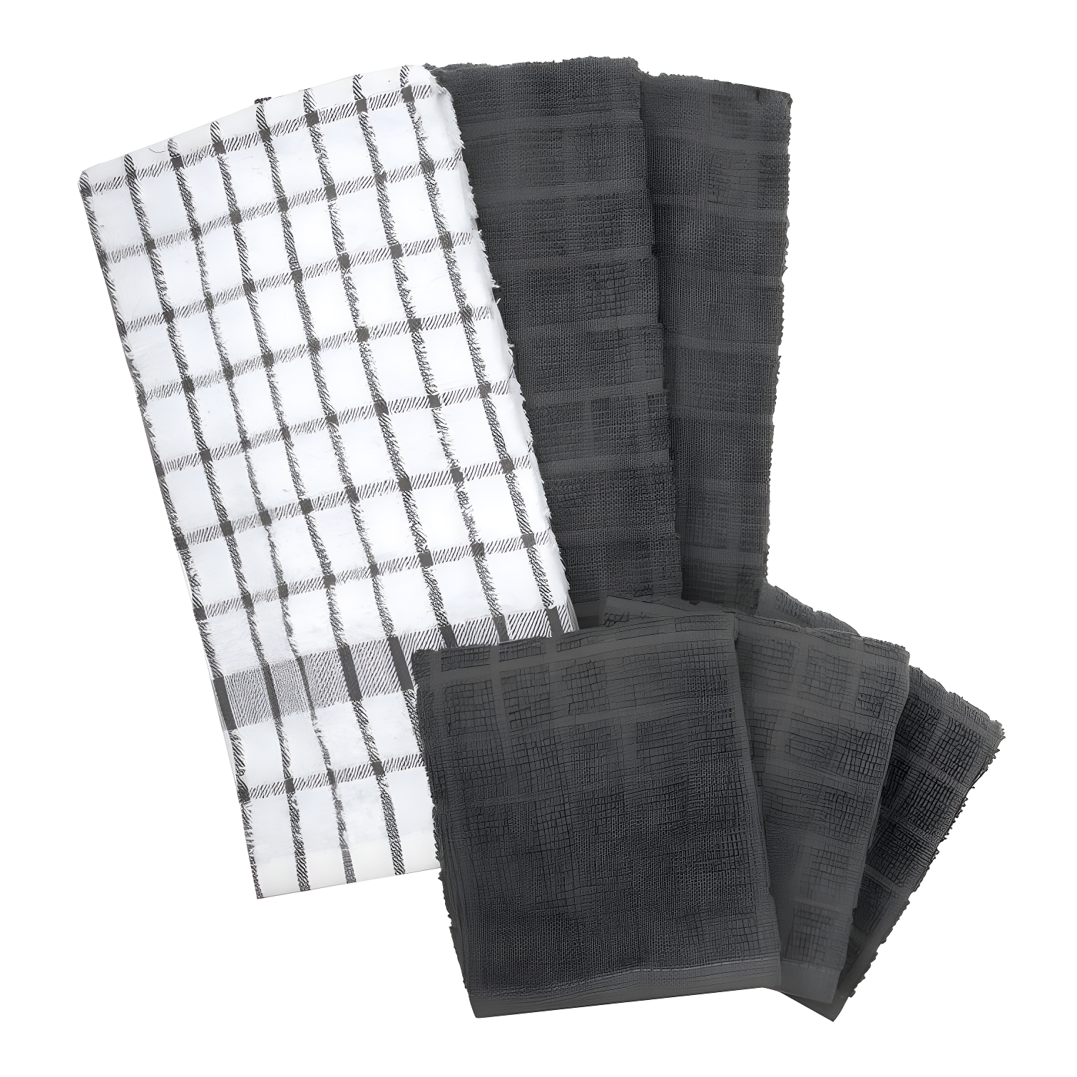 Cotton Plaid Kitchen Towel Linen Set
