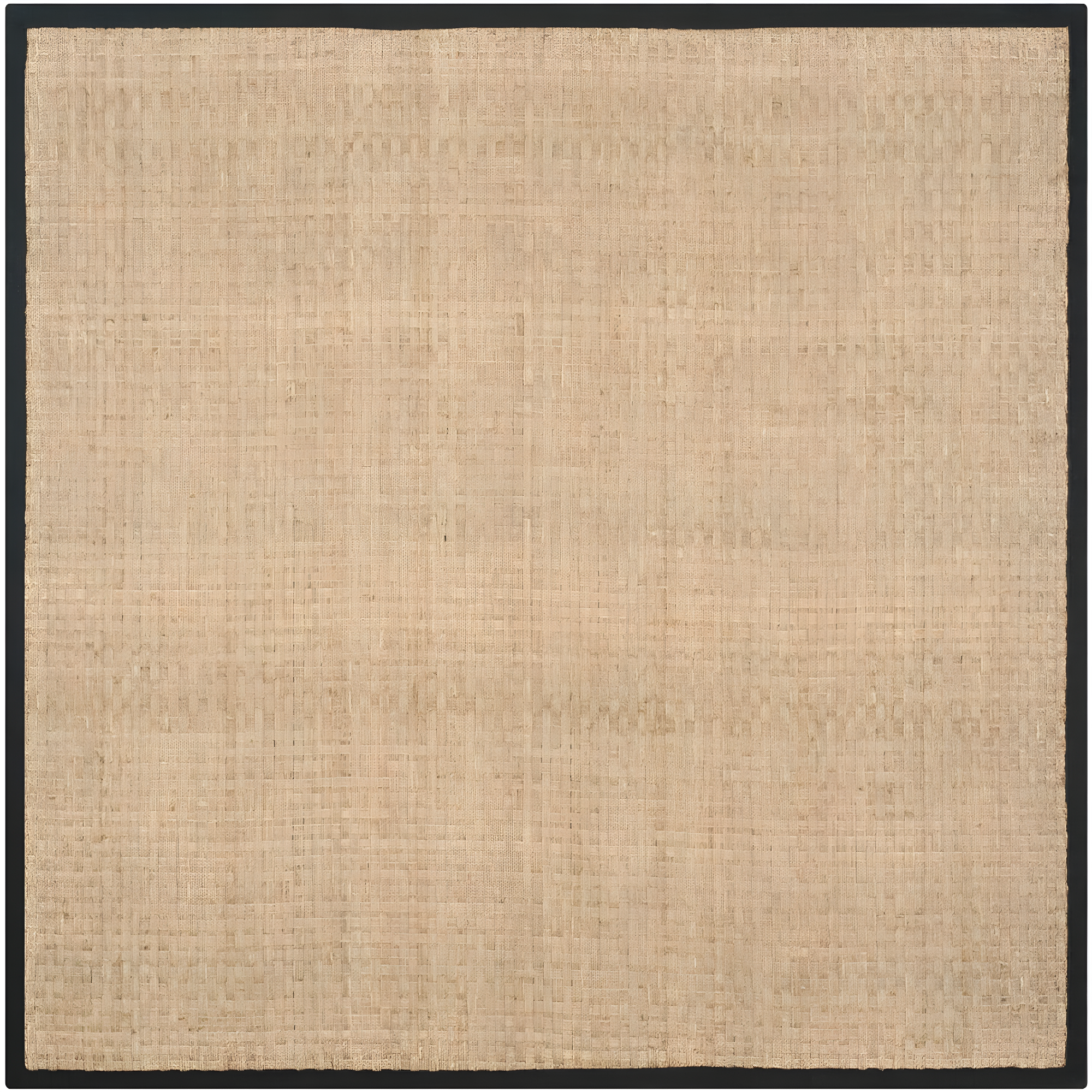 Natural Fiber NF114 Power Loomed Indoor Area Rug - Natural/Black - 8'x8' - Safavieh.