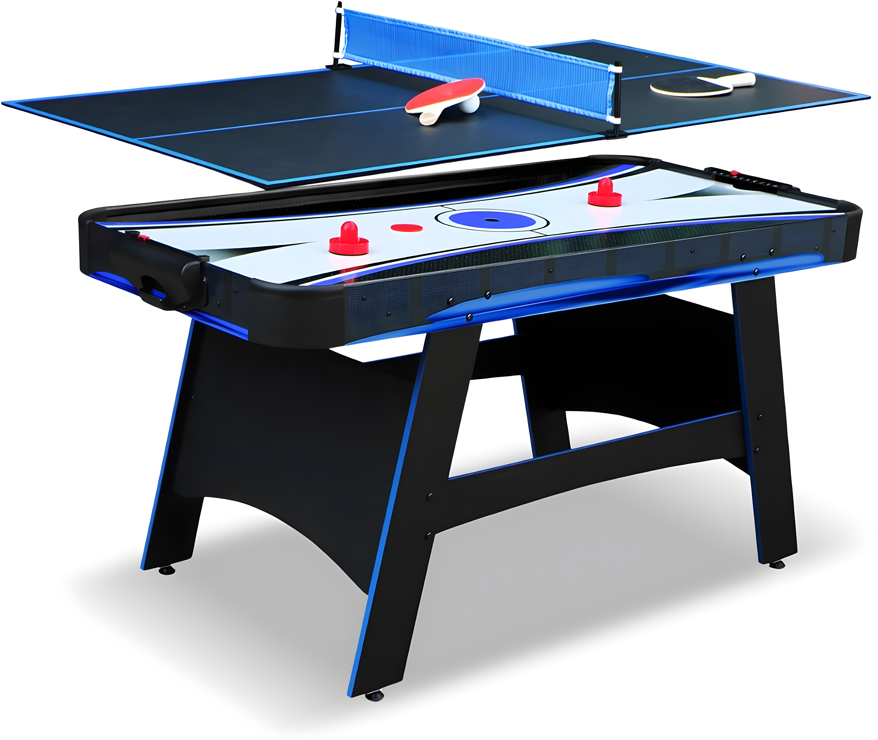 Hathaway Games 5' Two Player Air Hockey Table with Manual Scoreboard