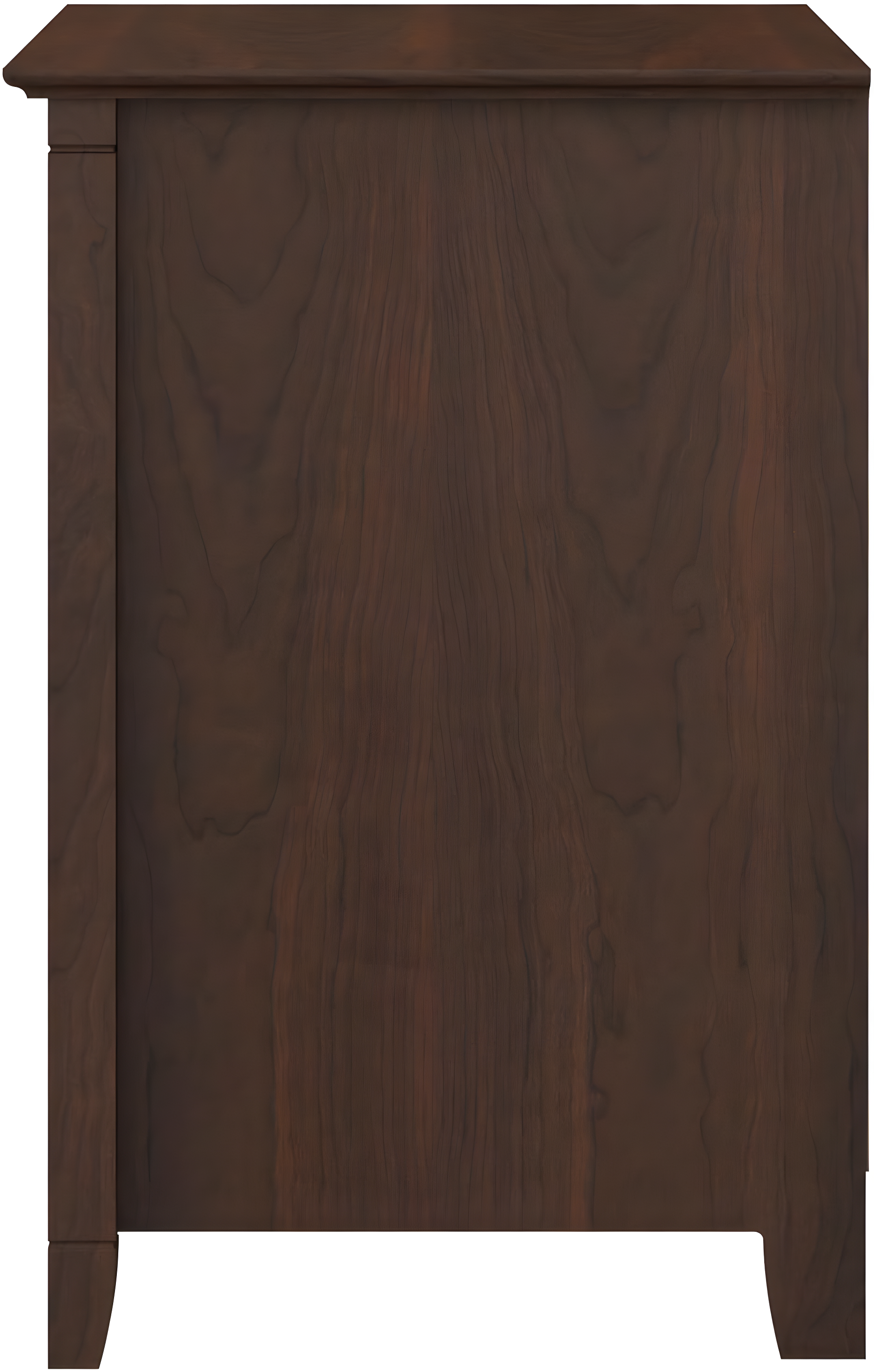 2 Drawer Key West File Cabinet Bing Cherry - Bush Furniture: Wood Composite, MDF Frame, 30"H x 30"W