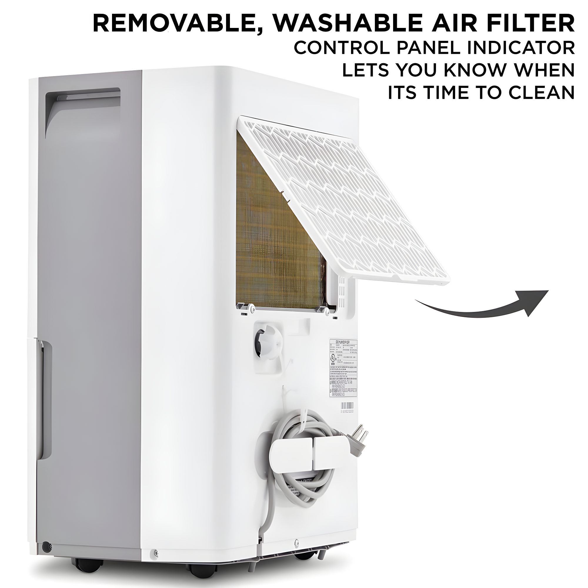 Ivation Ivation 50 Pints Tower Dehumidifier for Rooms up to 4500 Cubic Feet