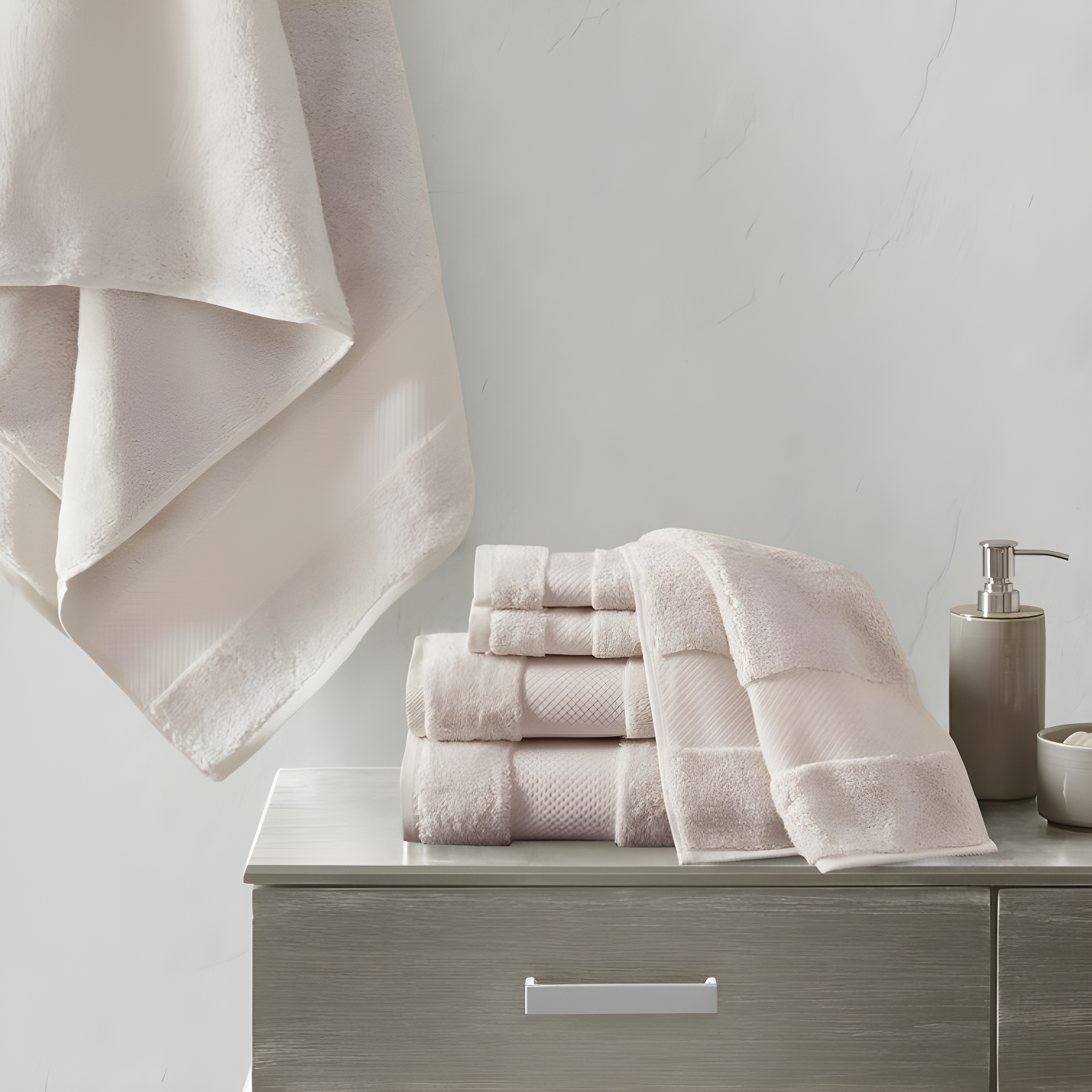 Turkish 100% Cotton Oversized Towel Set