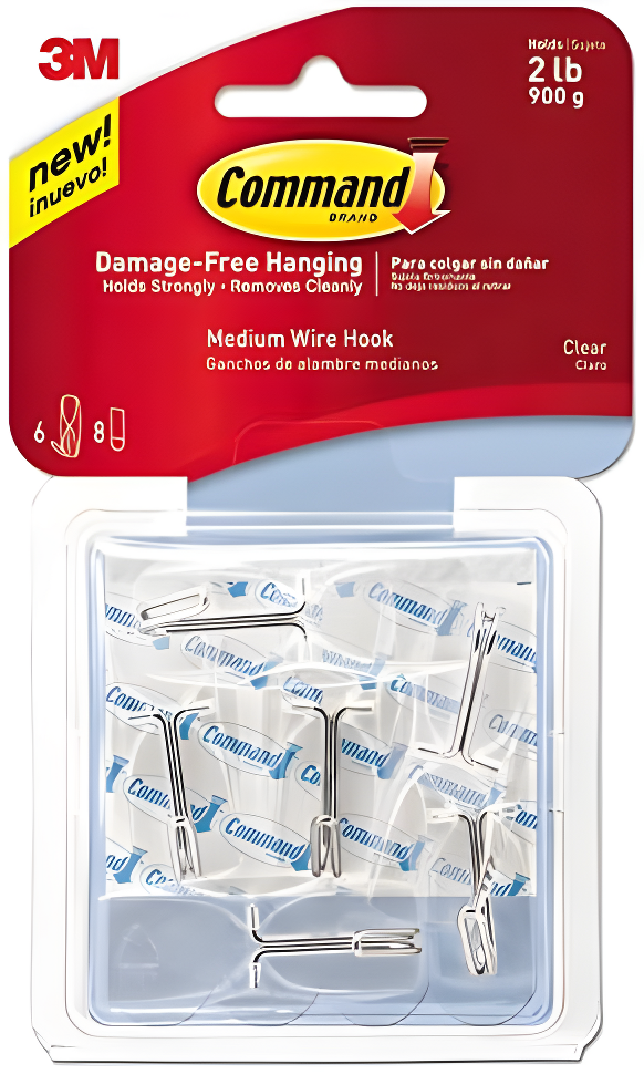 Command Command Hooks (Set of 6)