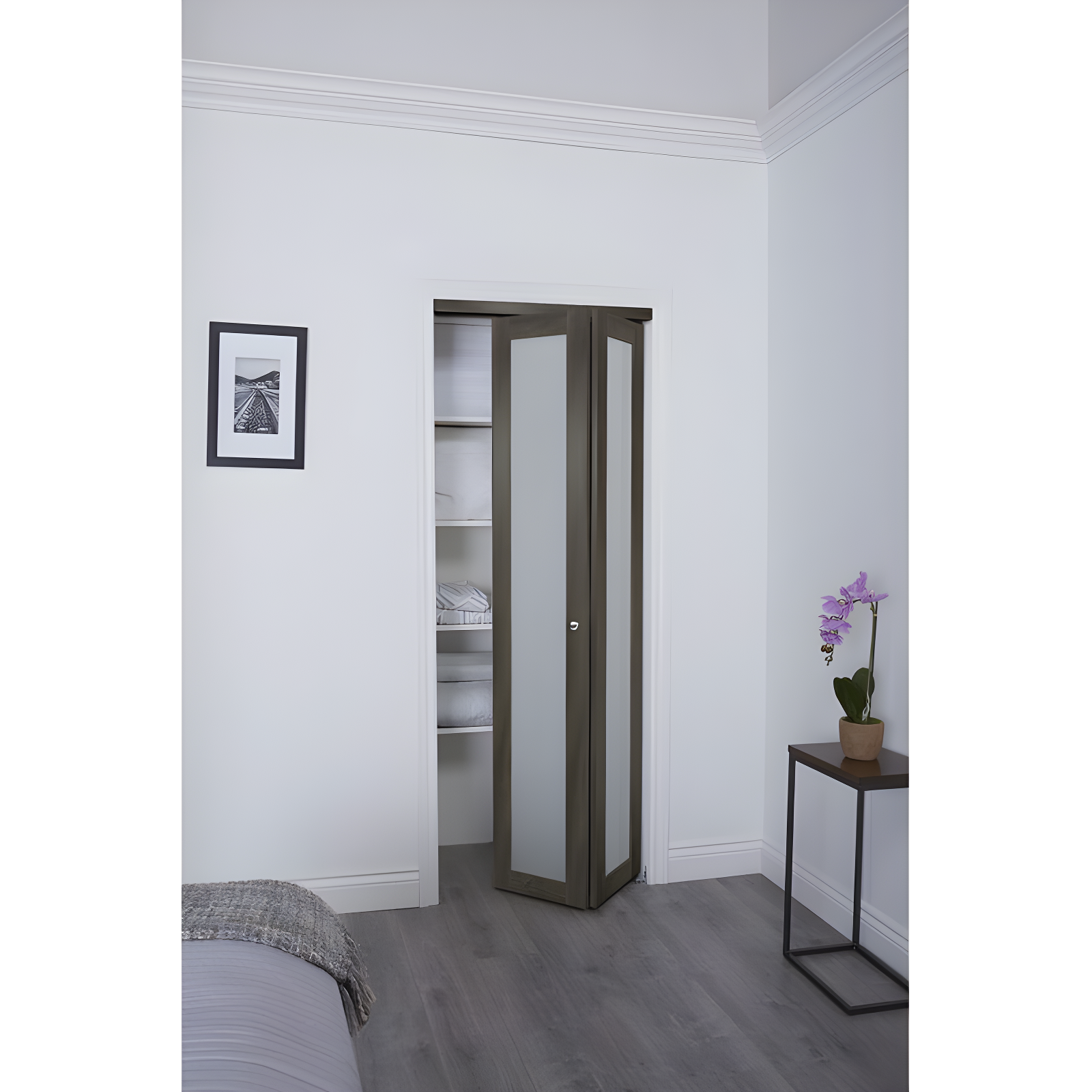 Renin Euro 3-Lite Glass Bi-Fold Door