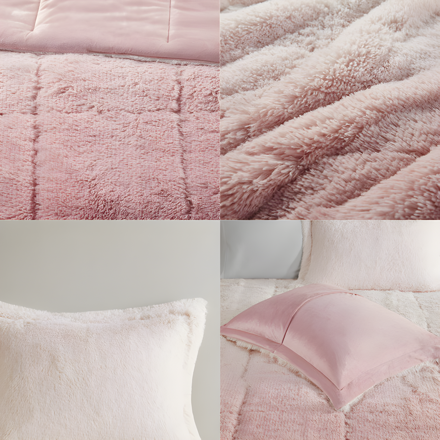Intelligent Design Brielle Malea Shaggy Faux Fur Comforter Mini Set
