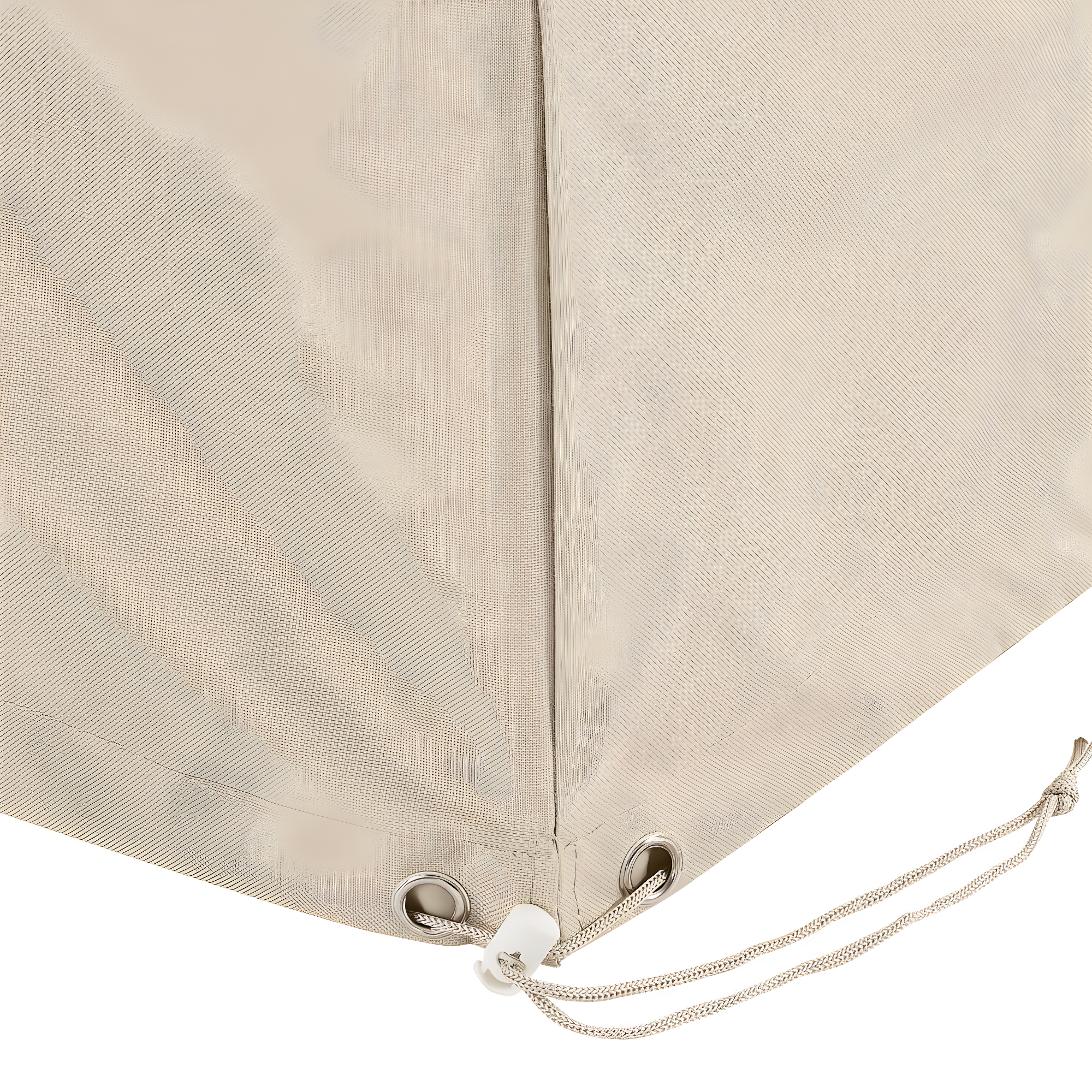 Crosley Furniture Vinyl Outdoor Dining Table Furniture Cover in Tan