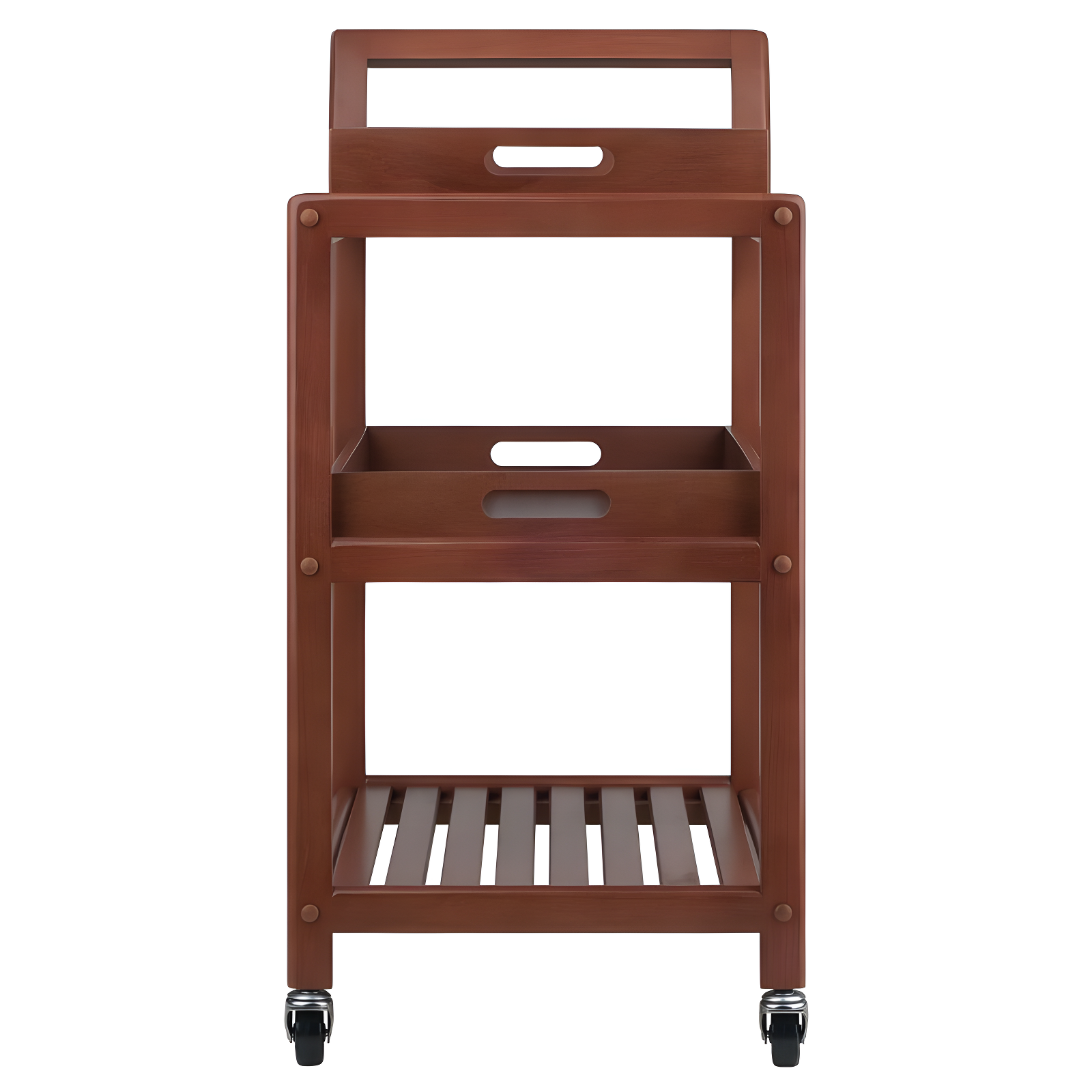 Skyline Decor Albert 33.27'' H x 24.8'' W Utility Cart with Wheels