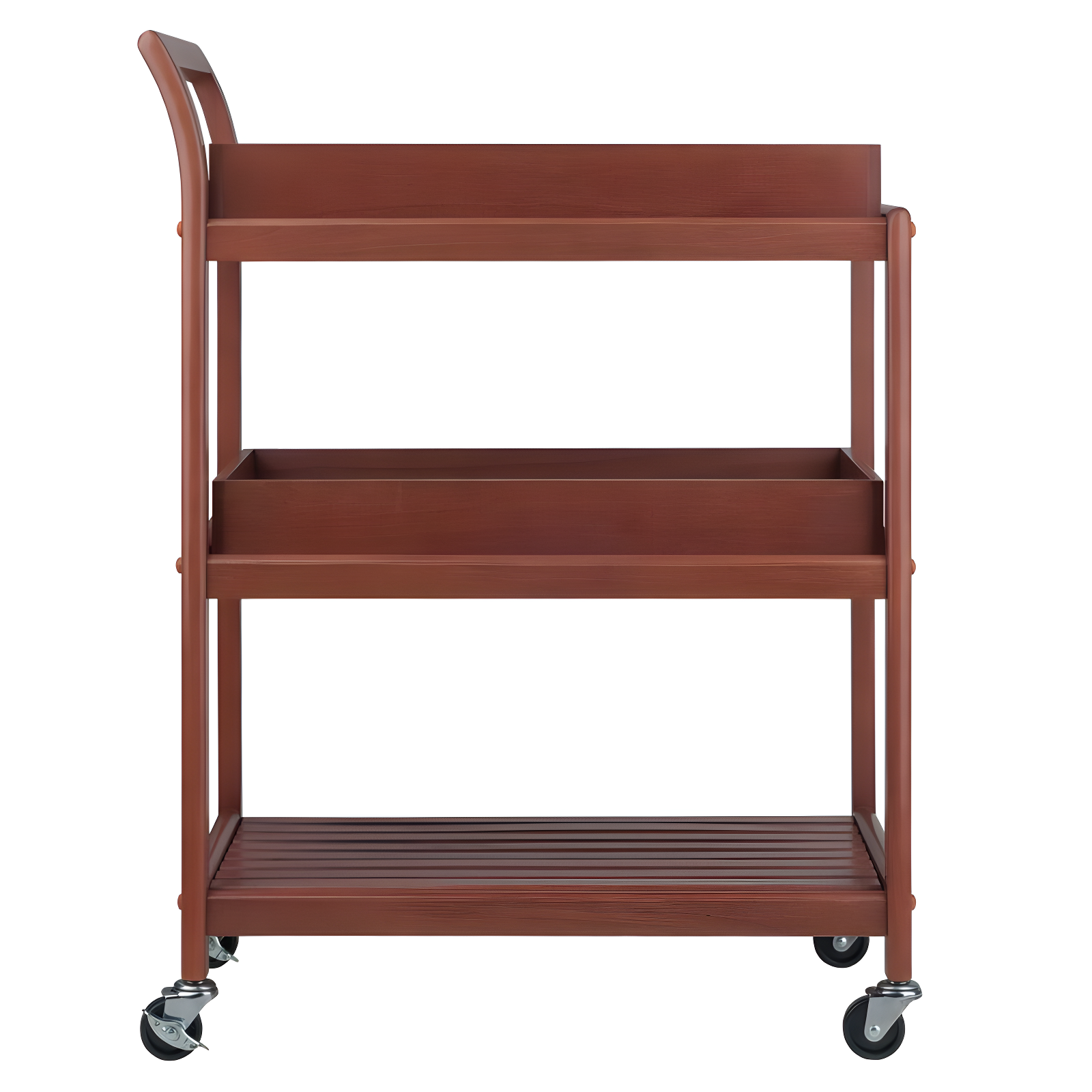 Skyline Decor Albert 33.27'' H x 24.8'' W Utility Cart with Wheels