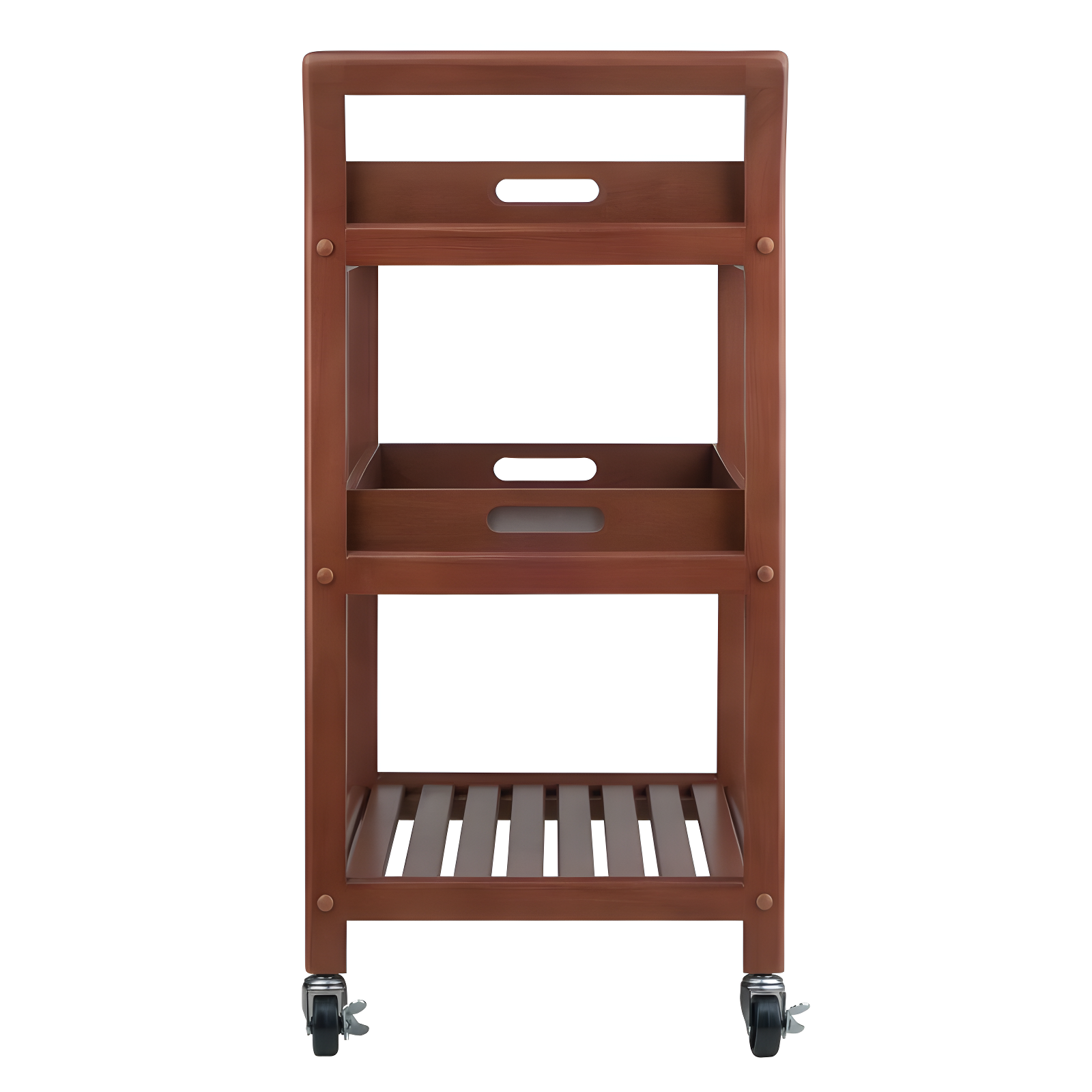 Skyline Decor Albert 33.27'' H x 24.8'' W Utility Cart with Wheels