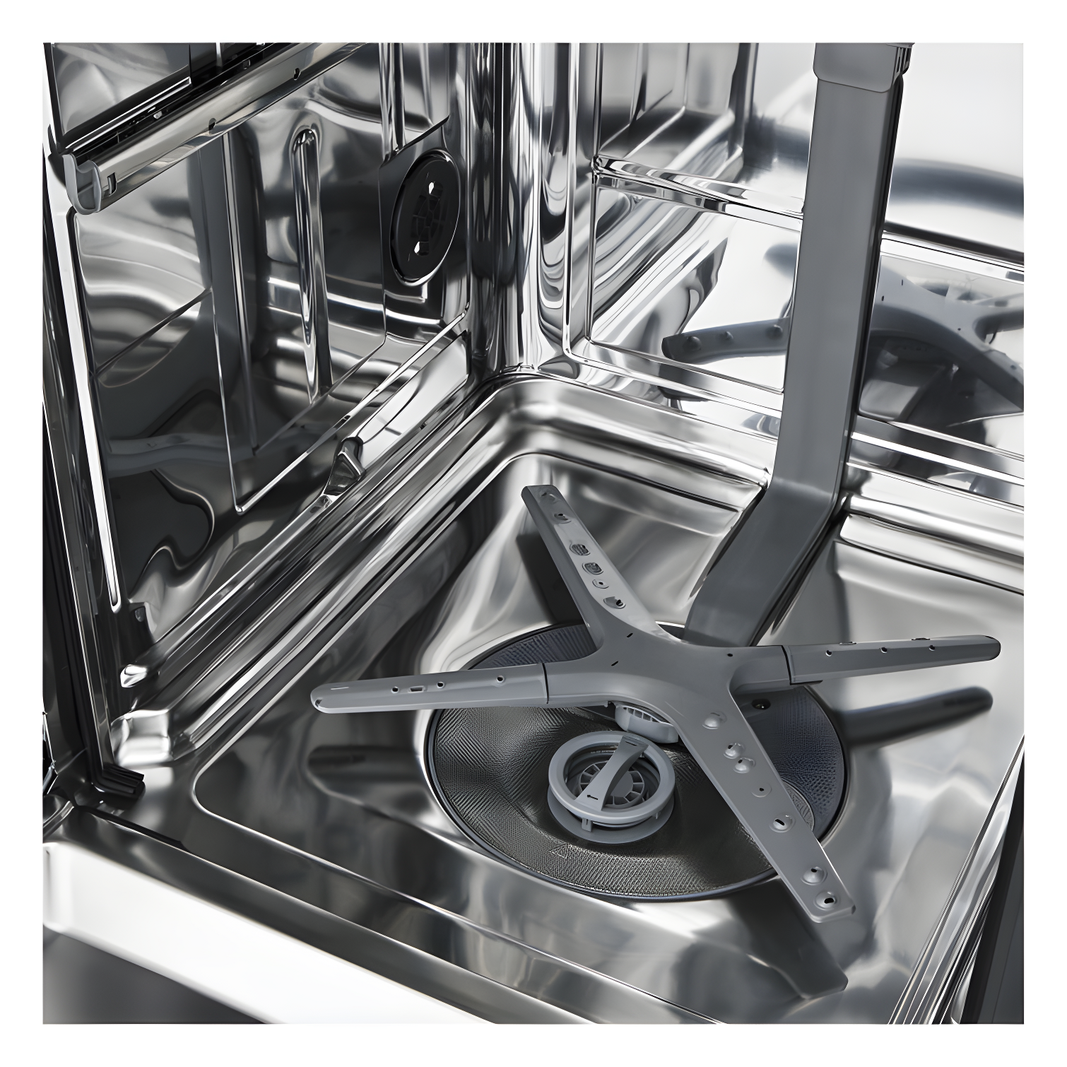 24-inch Wide QuadWash Front Control Dishwasher - Stainless Steel