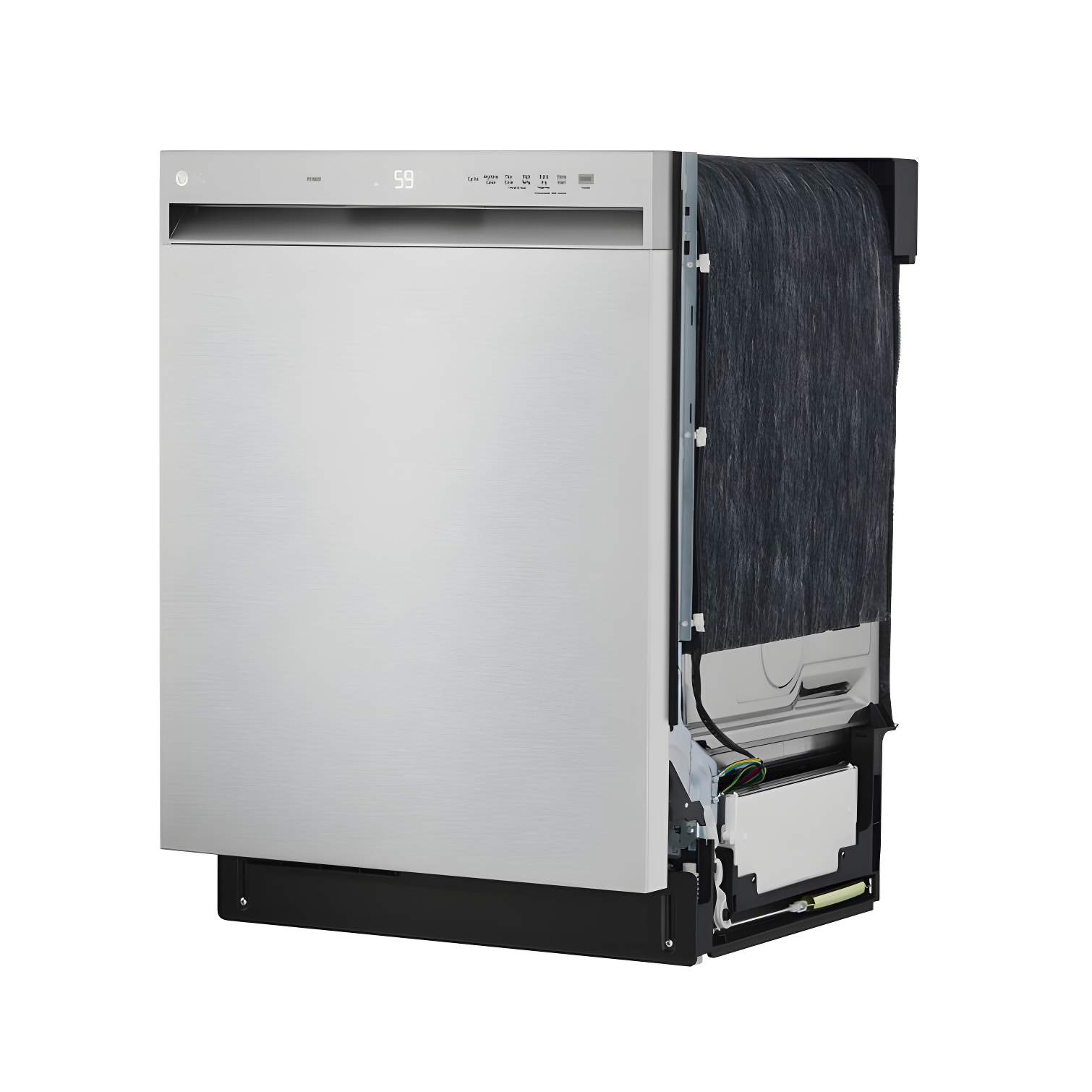 24-inch Wide QuadWash Front Control Dishwasher - Stainless Steel