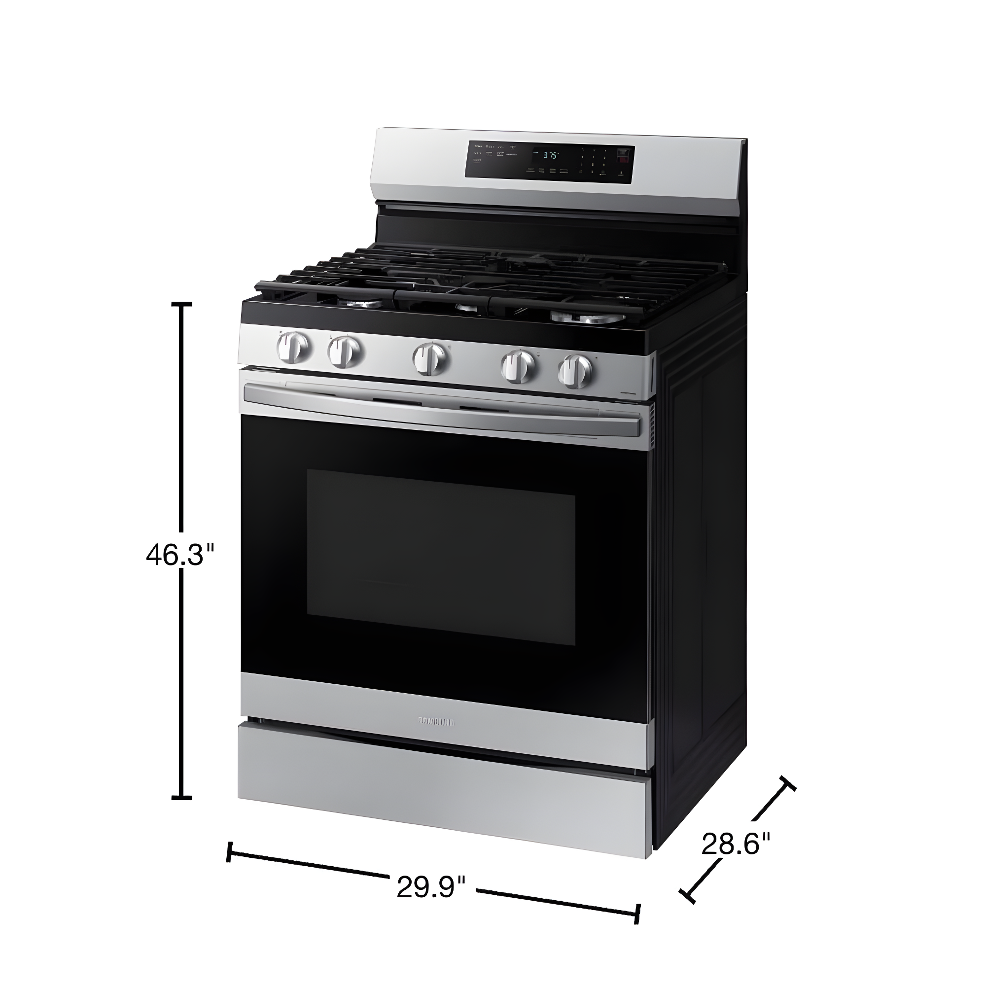 6.0 cu. ft. Smart Freestanding Gas Range with Integrated Griddle