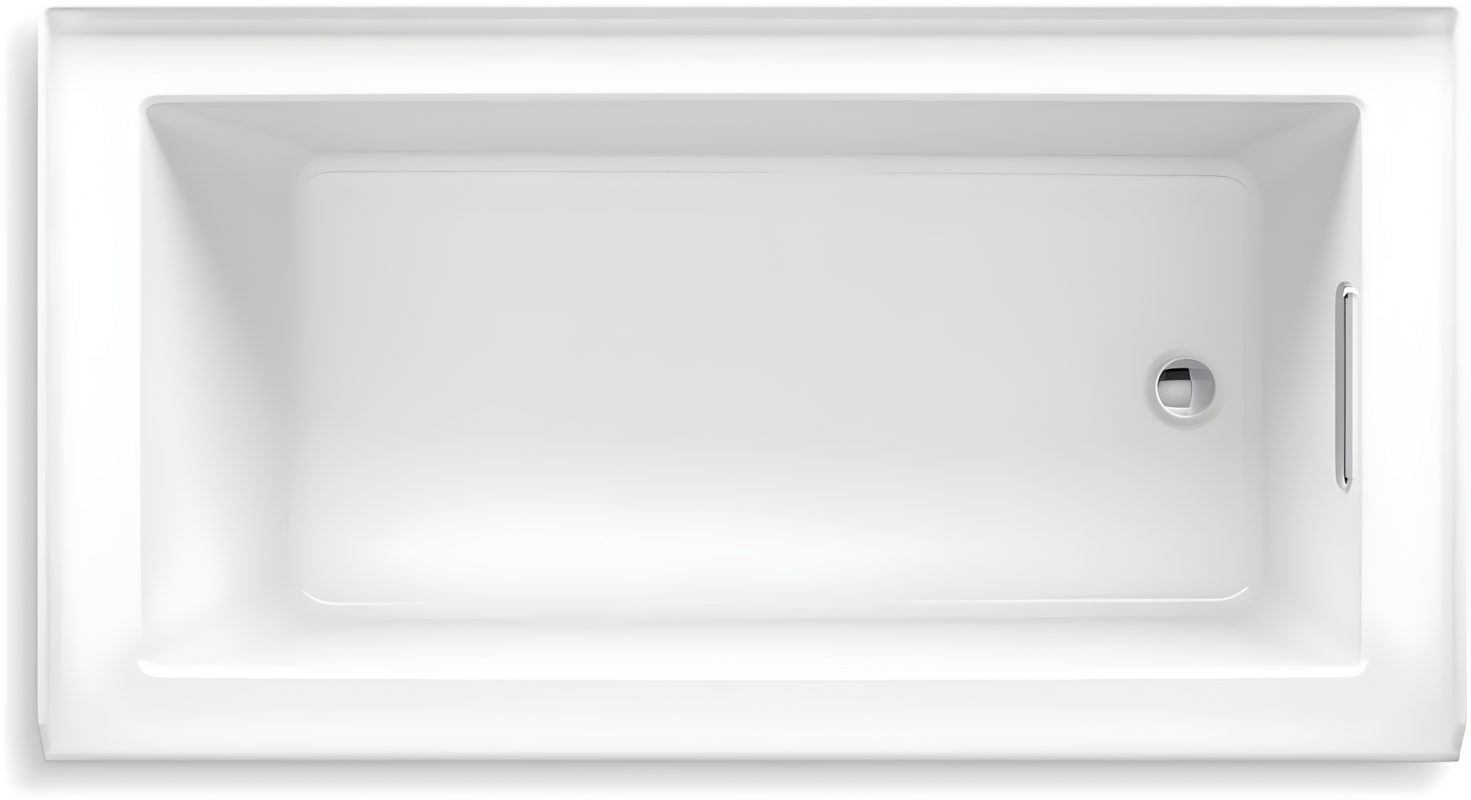 Underscore 60" x 32" Alcove Soaking Bathtub