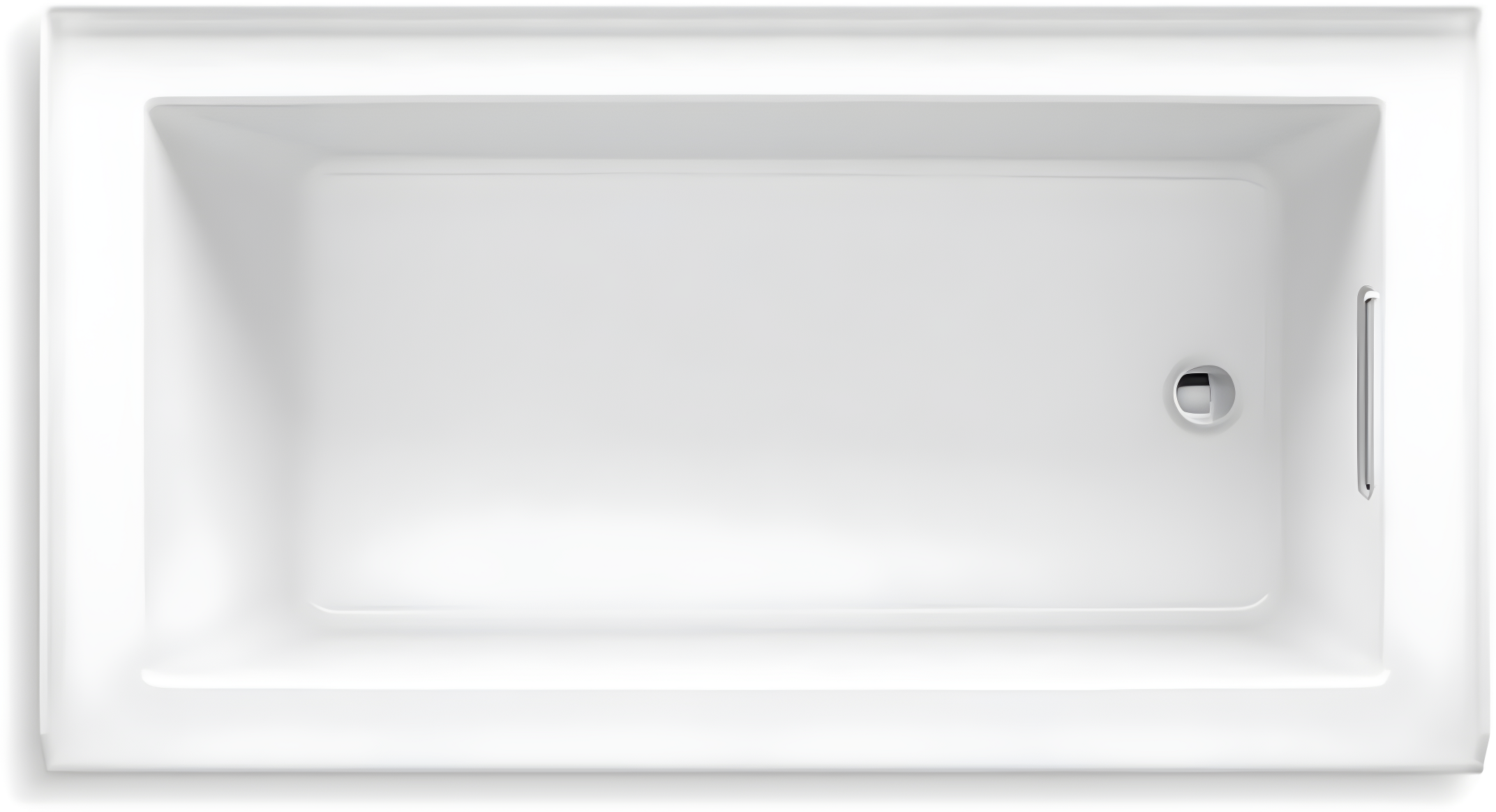 Underscore 60" x 32" Alcove Soaking Bathtub