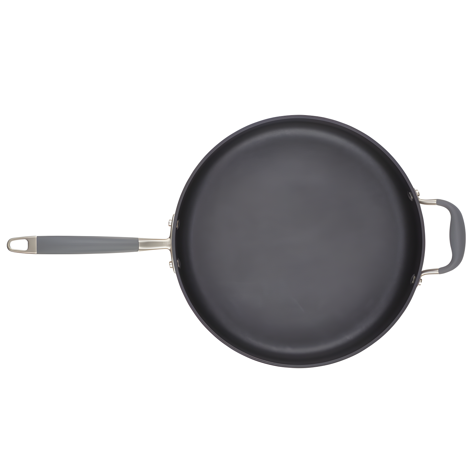 Anolon Advanced Home Hard Anodized Nonstick Sauté Pan with Helper Handle and Lid, 5 Quart